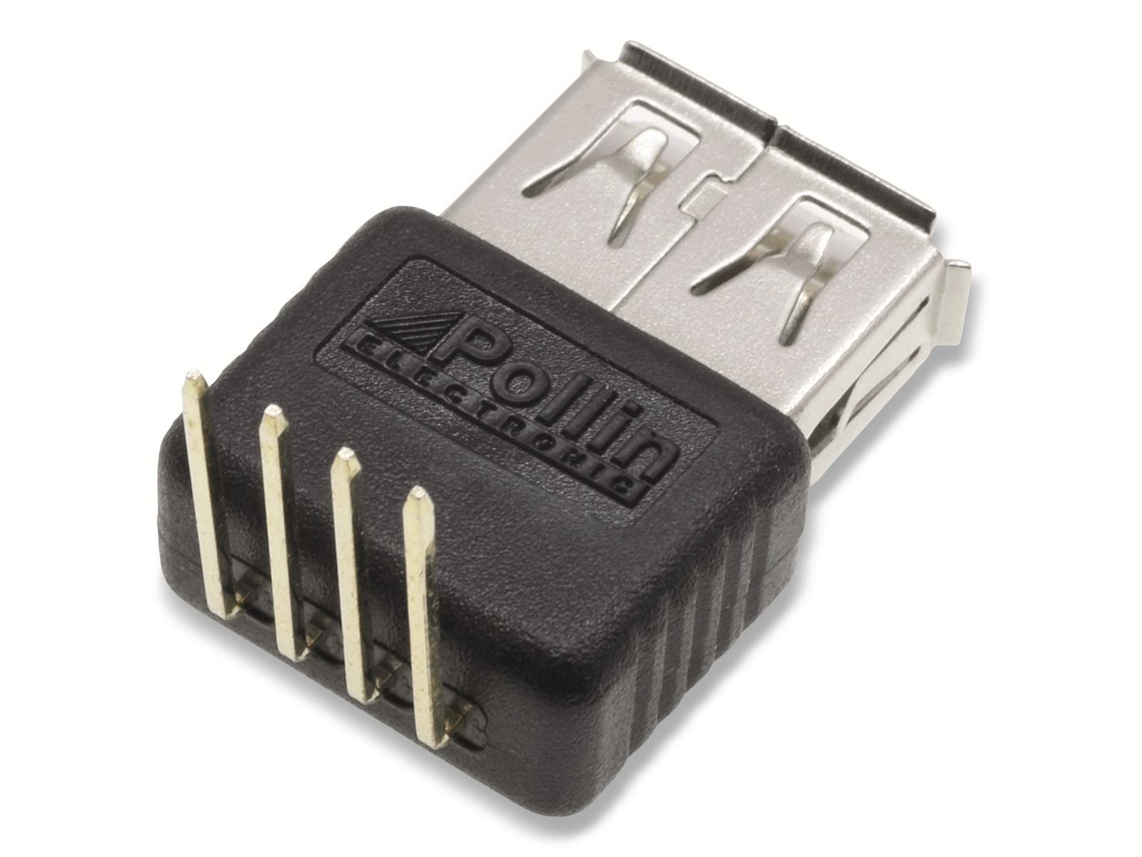 Steckverbinder, USB A, Printmontage 90°, Buchse Steckverbinder, USB A, Printmontage 90°, Buchse