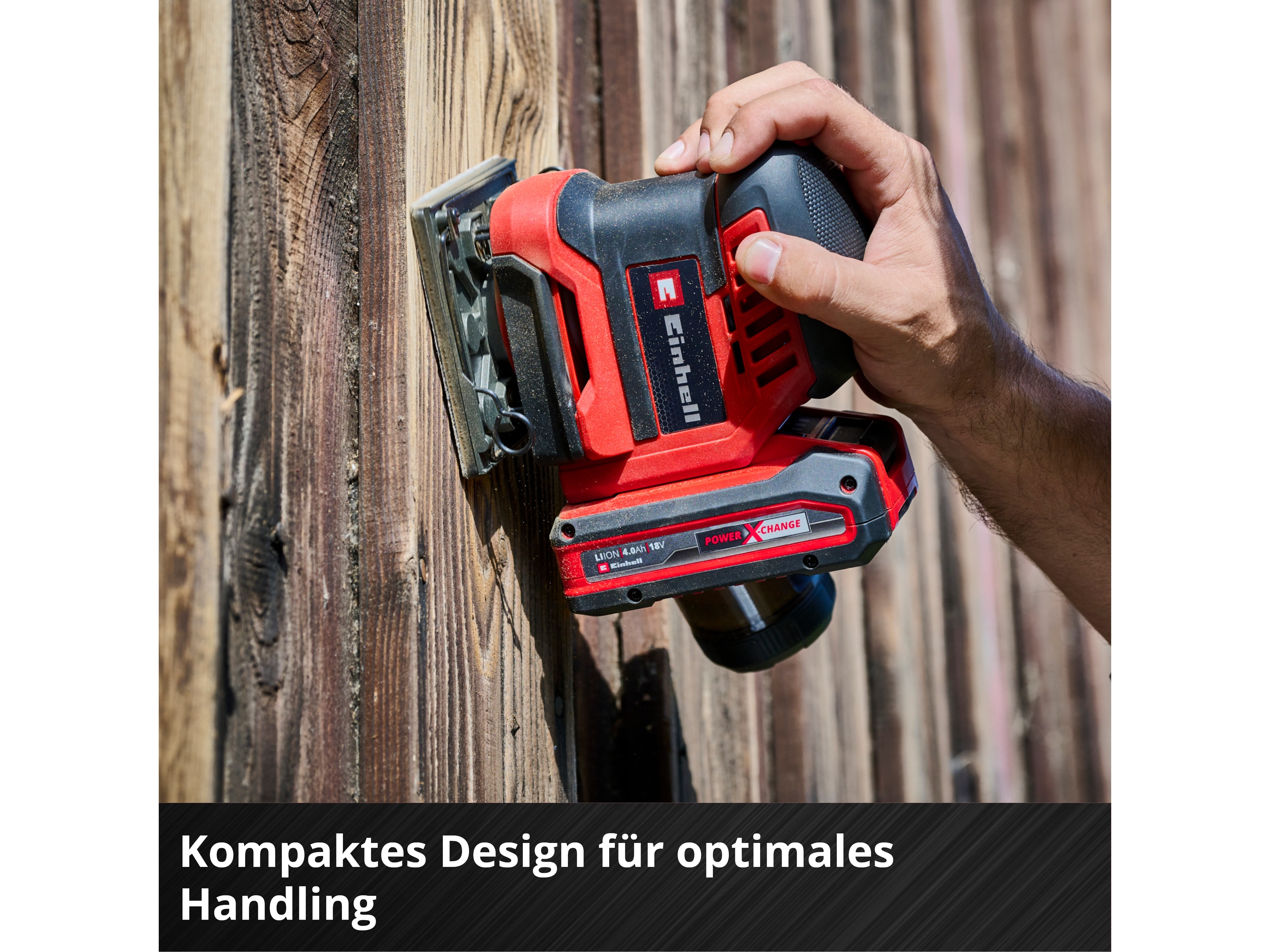 EINHELL Akku-Faustschleifer TE-OS 18/113 Li, Solo