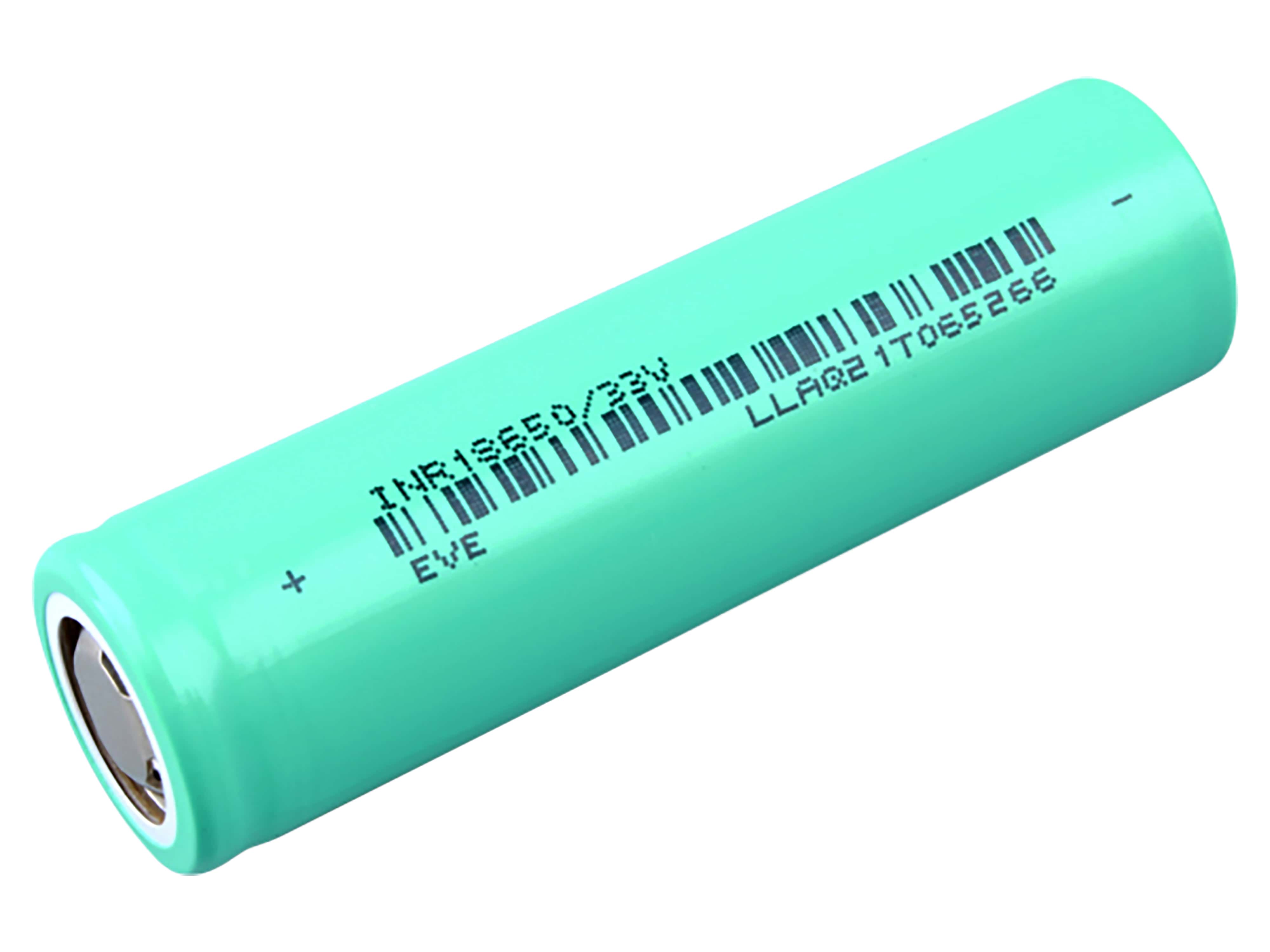 LiIon-Akku EVE INR18650-33V, 3,6V-/3200mAh, Flattop LiIon-Akku EVE INR18650-33V, 3,6V-/3200mAh, Flattop
