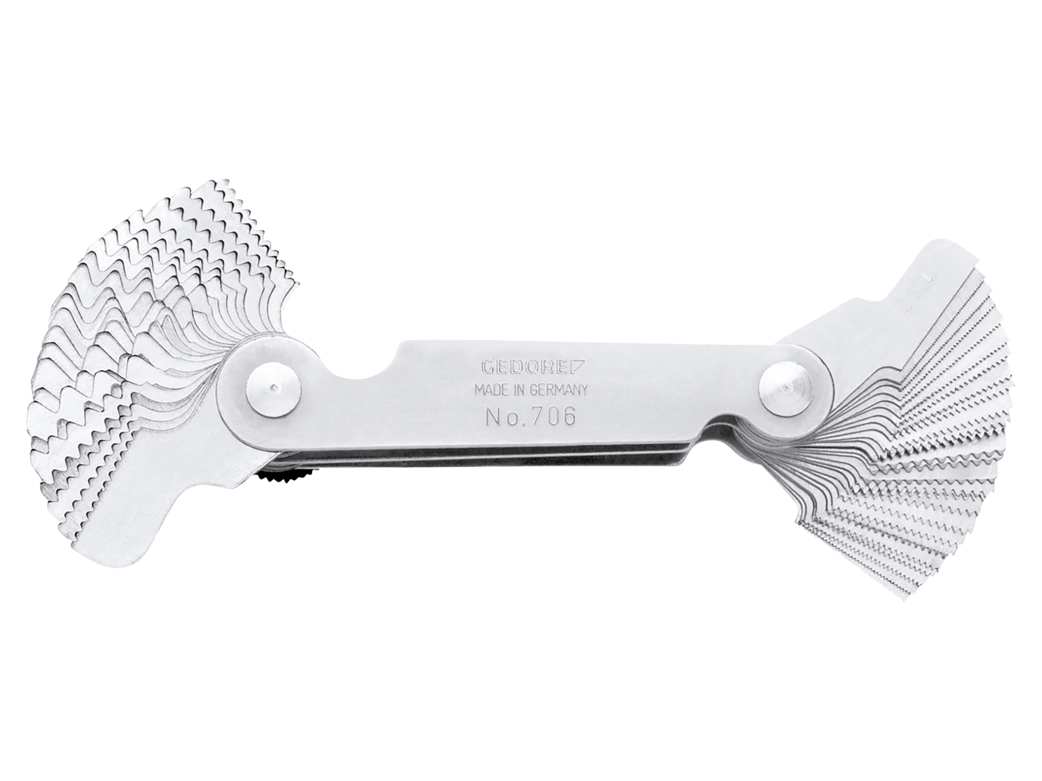 GEDORE BLAU Gewindelehre, 706, 52 Blätter GEDORE BLAU Gewindelehre, 706, 52 Blätter