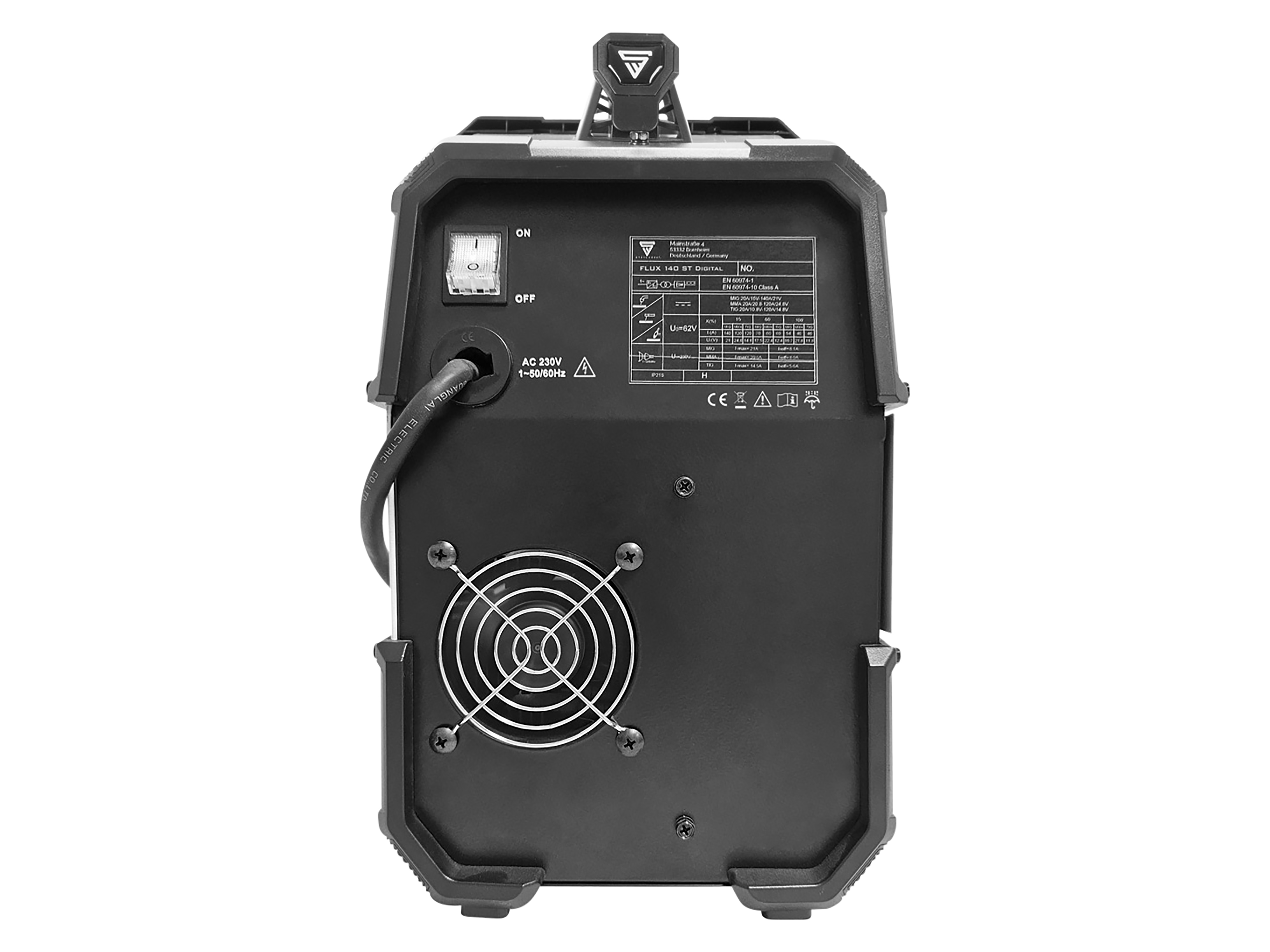 STAHLWERK Schweißgerät FLUX 140 ST Digital, 140 A, synergischem Drahtvorschub