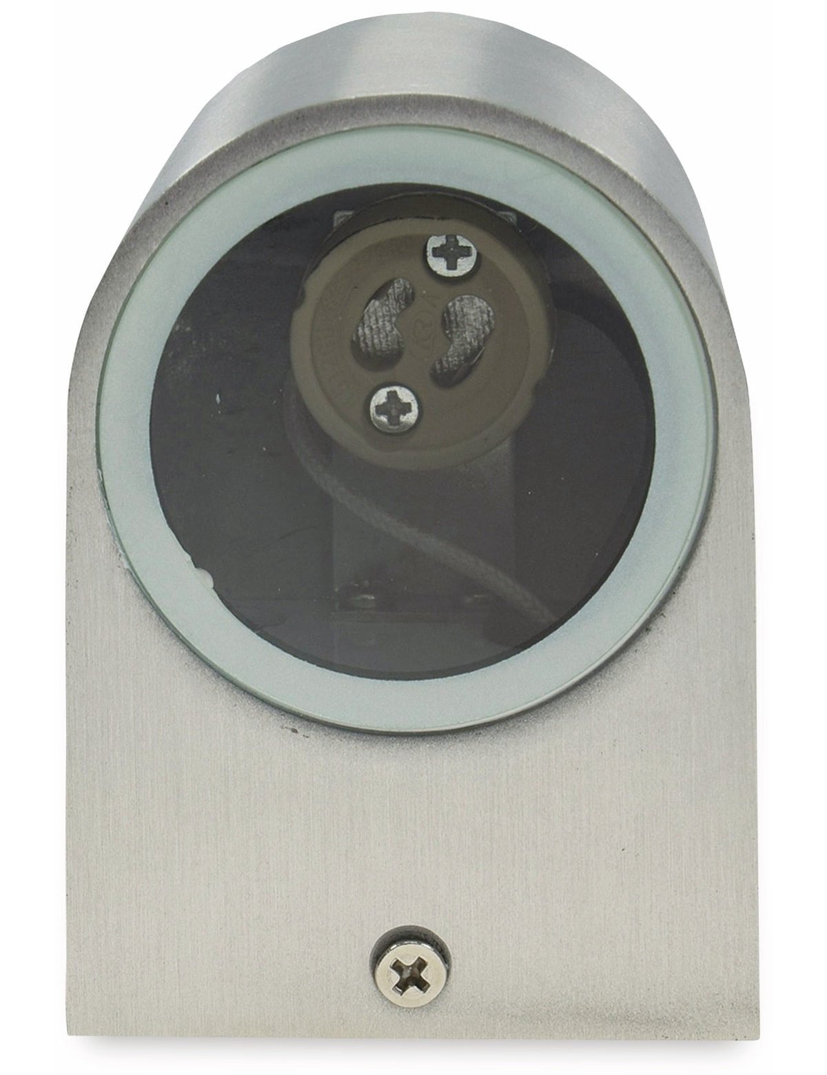 CHILITEC Wandleuchte CTW-1, IP44, GU10, Edelstahl