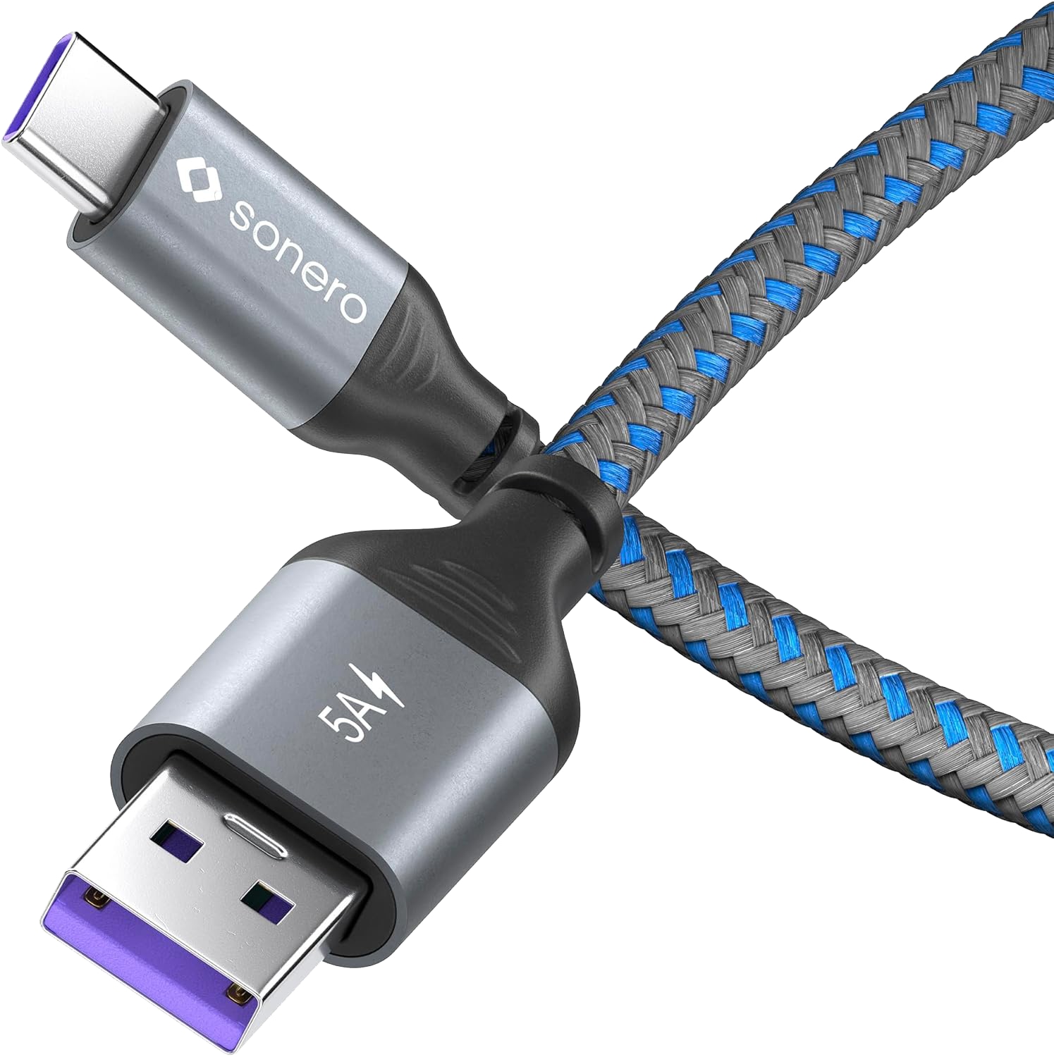 SONERO USB 2.0 Kabel SPC-U110-005 A/C 0,5m grau-schwarz