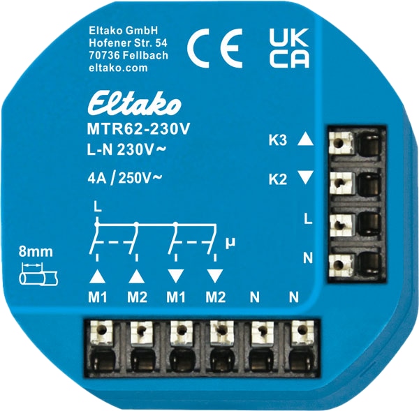 ELTAKO Motor-Trennrelais MTR62-230V ELTAKO Motor-Trennrelais MTR62-230V