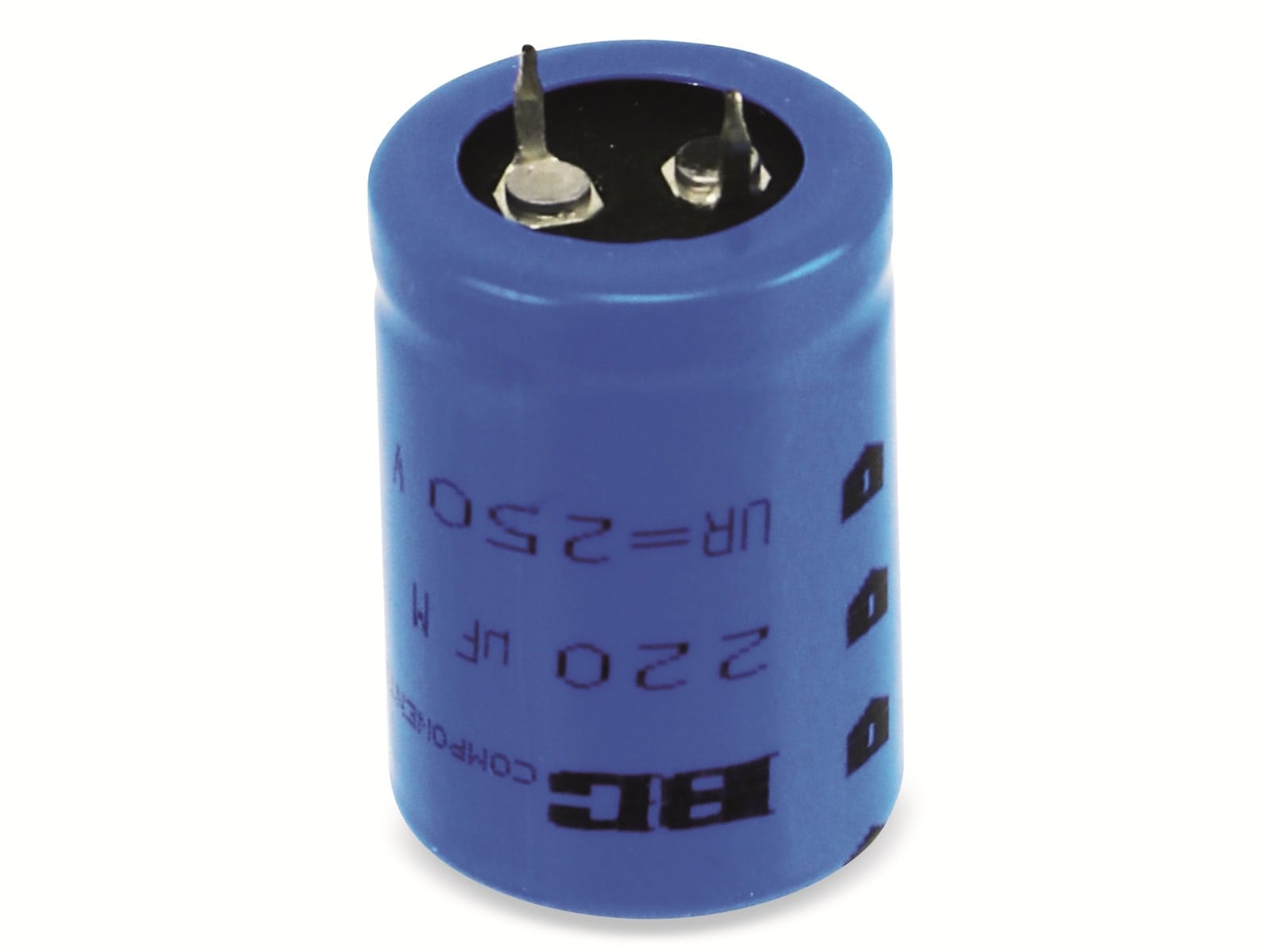 BC COMPONENTS Elko 220µF, 250V, radial, RM 10mm BC COMPONENTS Elko, 220µF/250V, radial, 85°C, RM10