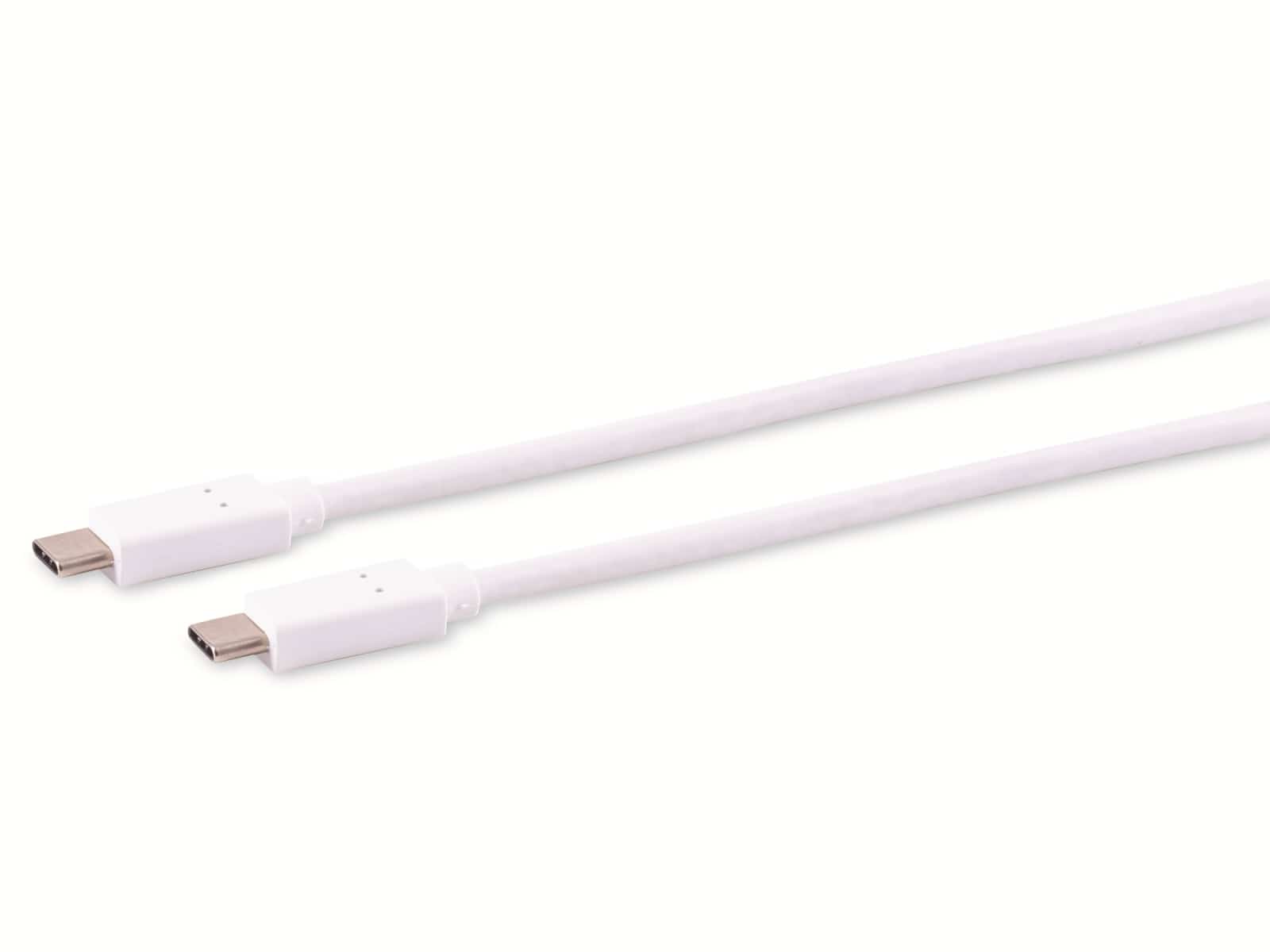 S-IMPULS USB-C Verbindungskabel, 3.2 Gen 2x2, weiß, 1 m S-IMPULS USB-C Verbindungskabel, 3.2 Gen 2x2, weiß, 1 m