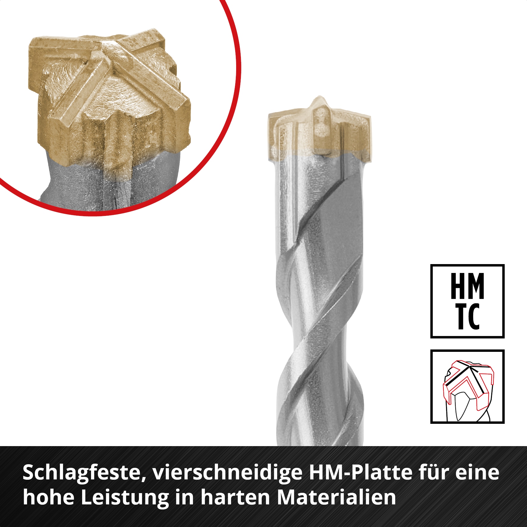 EINHELL SDS-Plus Bohrer-Set 265515, 6-14 mm, 210 mm, 7-teilig EINHELL SDS-Plus Bohrer-Set 265515, 6-14 mm, 210 mm, 7-teilig