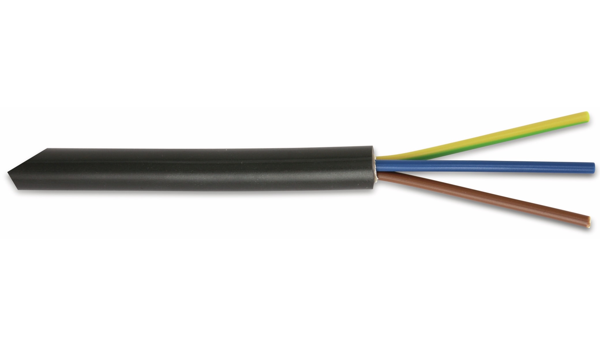 Erdkabel NYY-J 3x1,5mm², 100 m, schwarz Erdkabel NYY-J 3x1,5mm², 100 m, schwarz