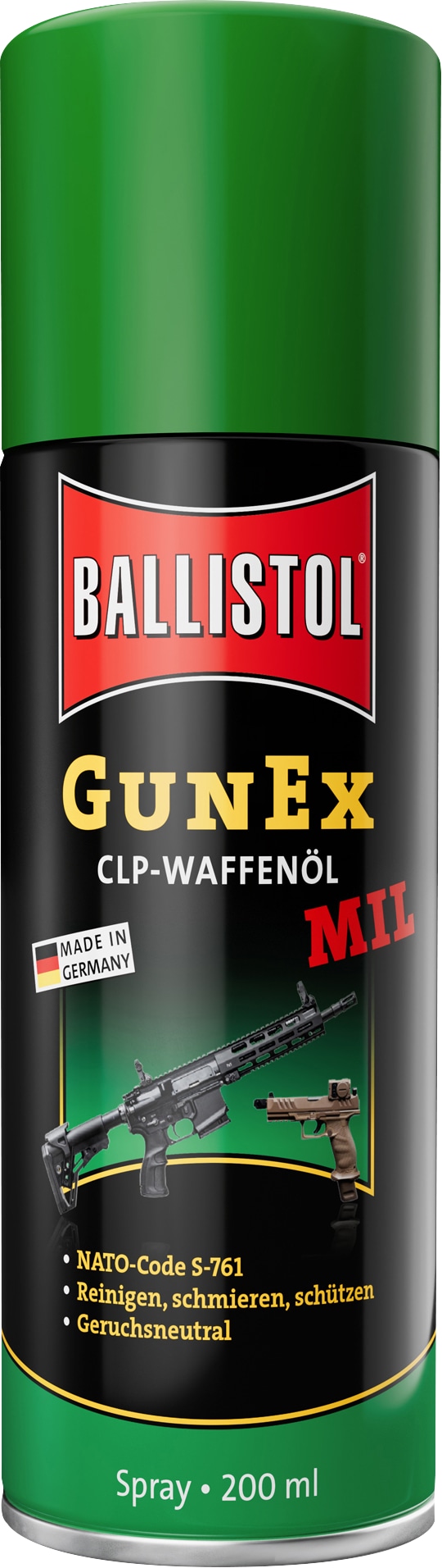 BALLISTOL Spezial-Waffenöl GunEx MIL, 200 ml