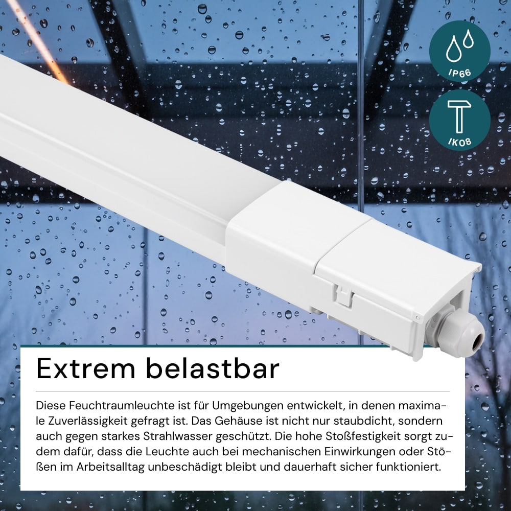 LUXULA LED-Feuchtraumleuchte, EEK: E, 32W, 3616lm, 4000K, 1200mm