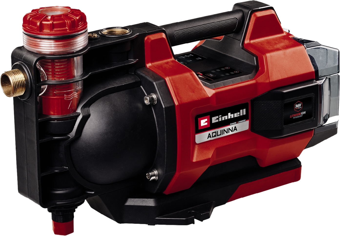 EINHELL Akku-Gartenpumpe Aquinna 36/38 F LED Automatic, Solo EINHELL Akku-Gartenpumpe Aquinna 36/38 F LED Automatic, Solo