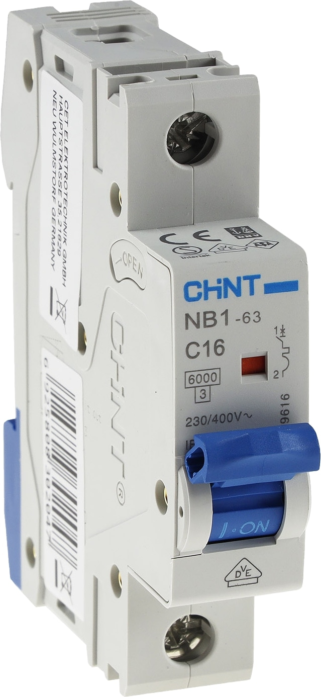 CHINT Leitungsschutzschalter 23391, C16, 16 A, 1-polig