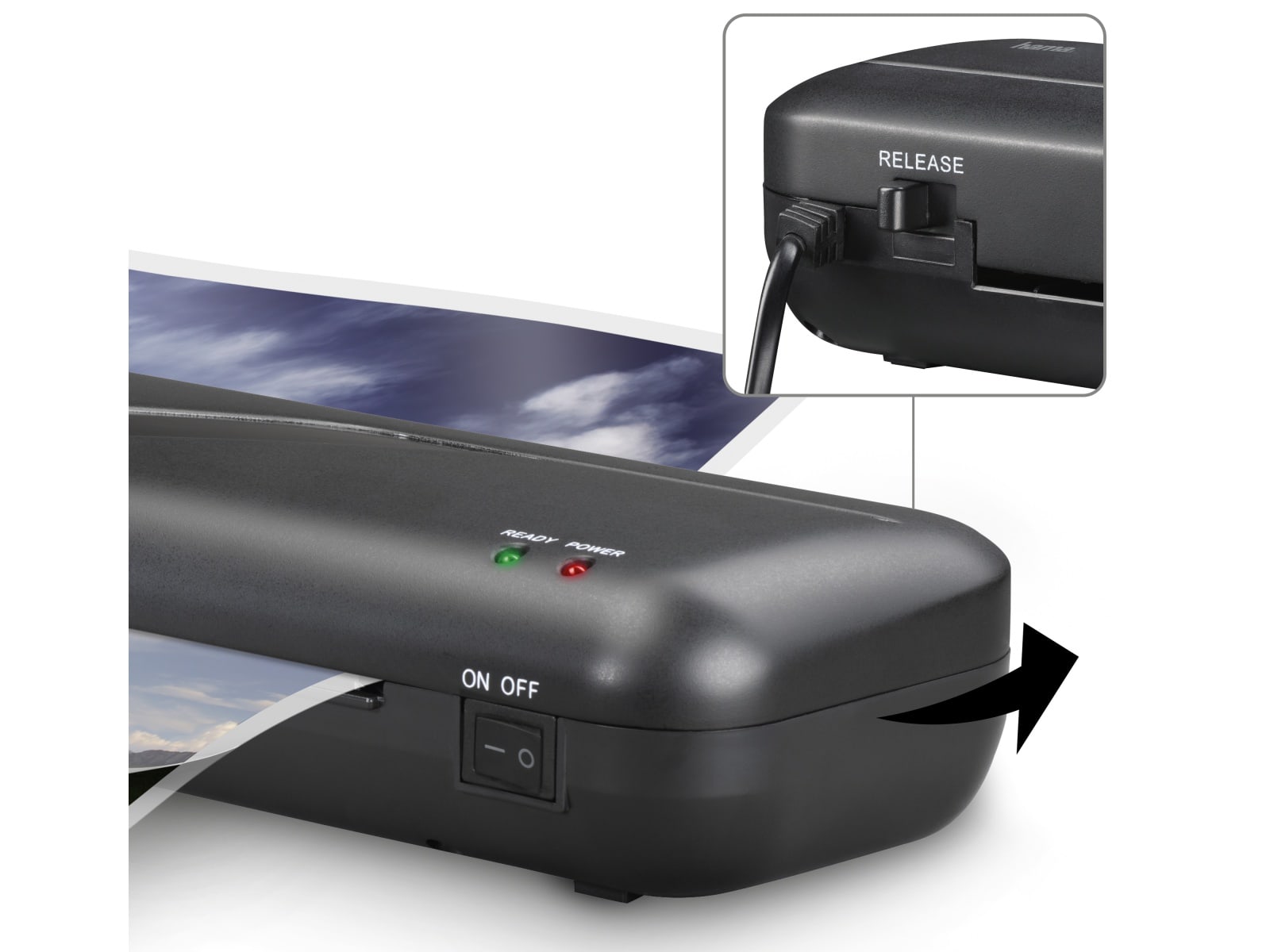 HAMA Laminiergerät Basic 4in1-Set, DIN A4/230