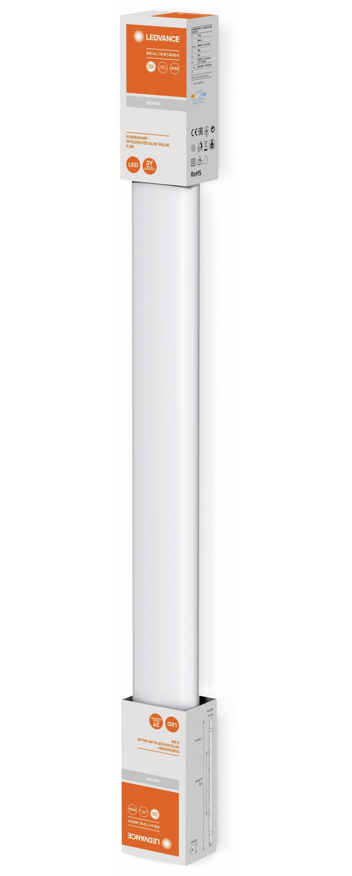 LEDVANCE Feuchtraumleuchte SubMARINE Slim Value, 0,6 m, 10 W LEDVANCE Feuchtraumleuchte SubMARINE Slim Value, 0,6 m, 10 W