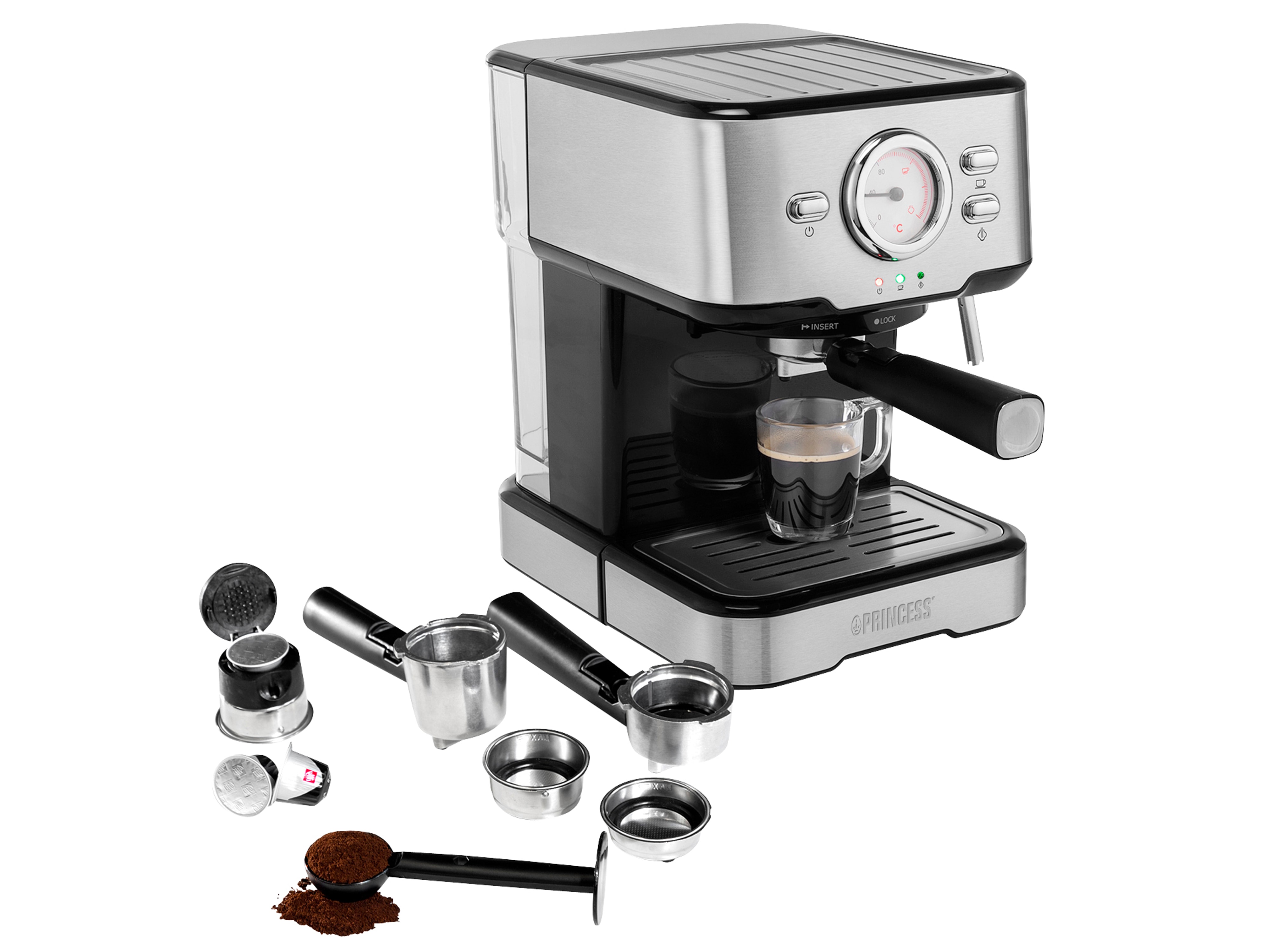 PRINCESS Espressomaschine 249412, 1100 W