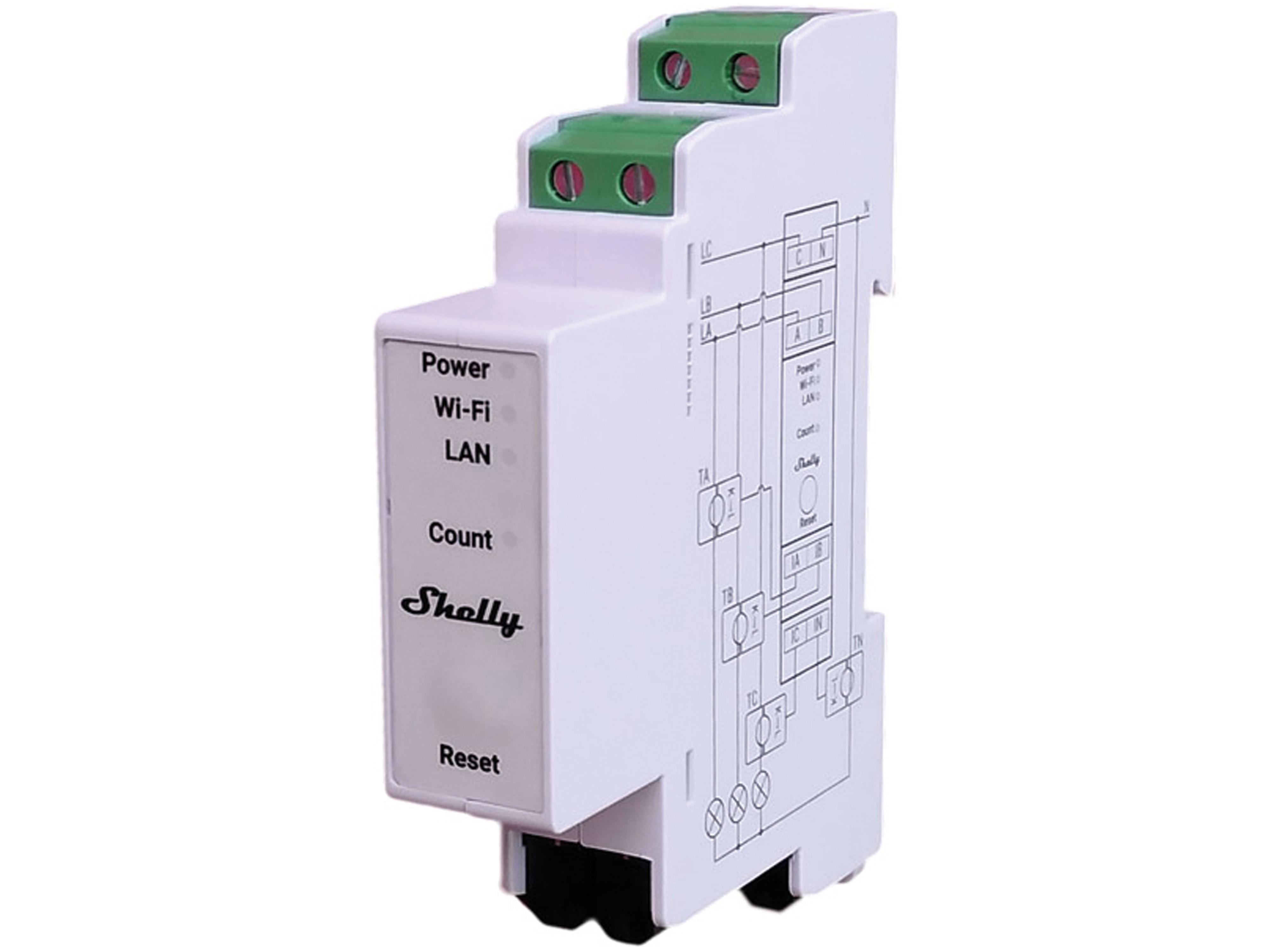 SHELLY Energiemessgerät Pro 3EM, 400 A SHELLY Energiemessgerät Pro 3EM, 400 A