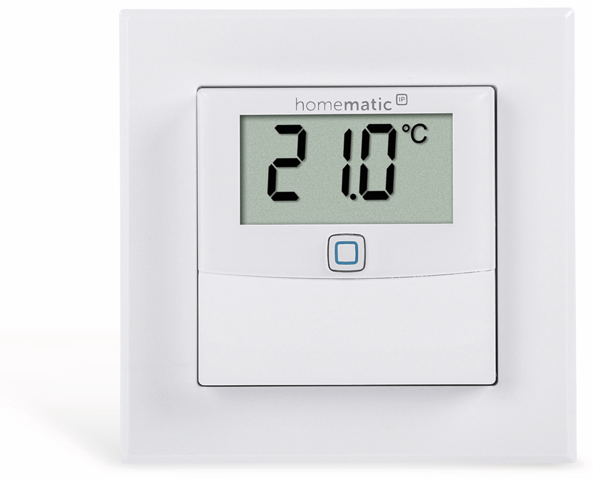 HOMEMATIC IP Smart Home 150180A0, Temp. und Luftfeucht. Sensor mit Display