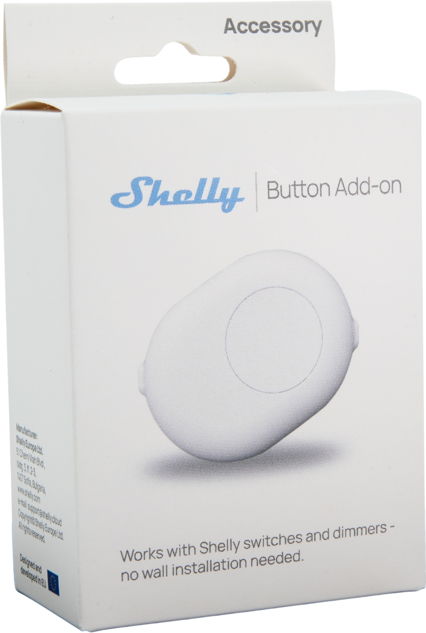 SHELLY Button Add-On, weiß SHELLY Button Add-On, weiß