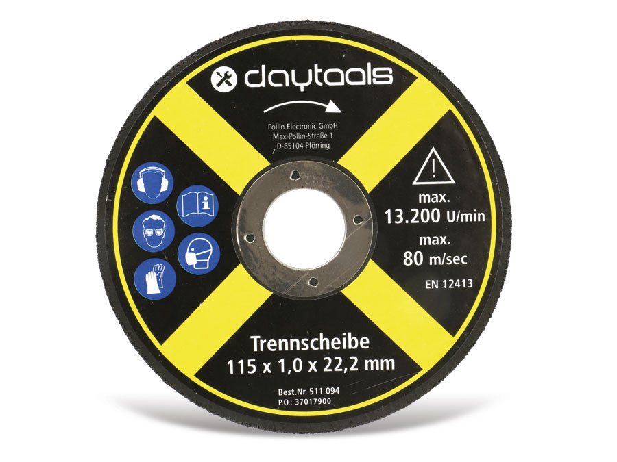 DAYTOOLS Trennscheiben-Satz, 115 mm, 5-teilig
