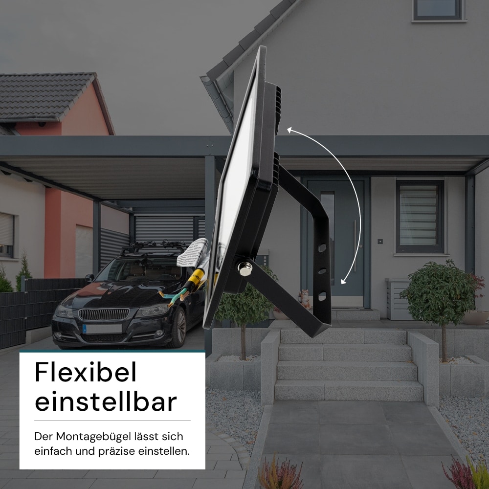 LUXULA LED-Fluter, EEK: F, 30W, 3000lm, 4000K, schwarz LUXULA LED-Fluter, EEK: F, 30W, 3000lm, 4000K, schwarz
