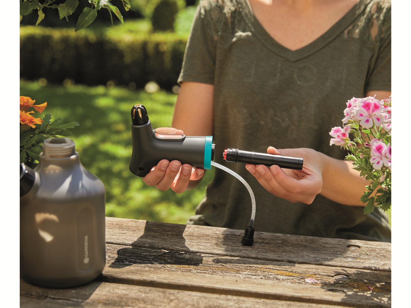 GARDENA Pumpsprüher 11114-20, 1000 ml, Akkubetrieb
