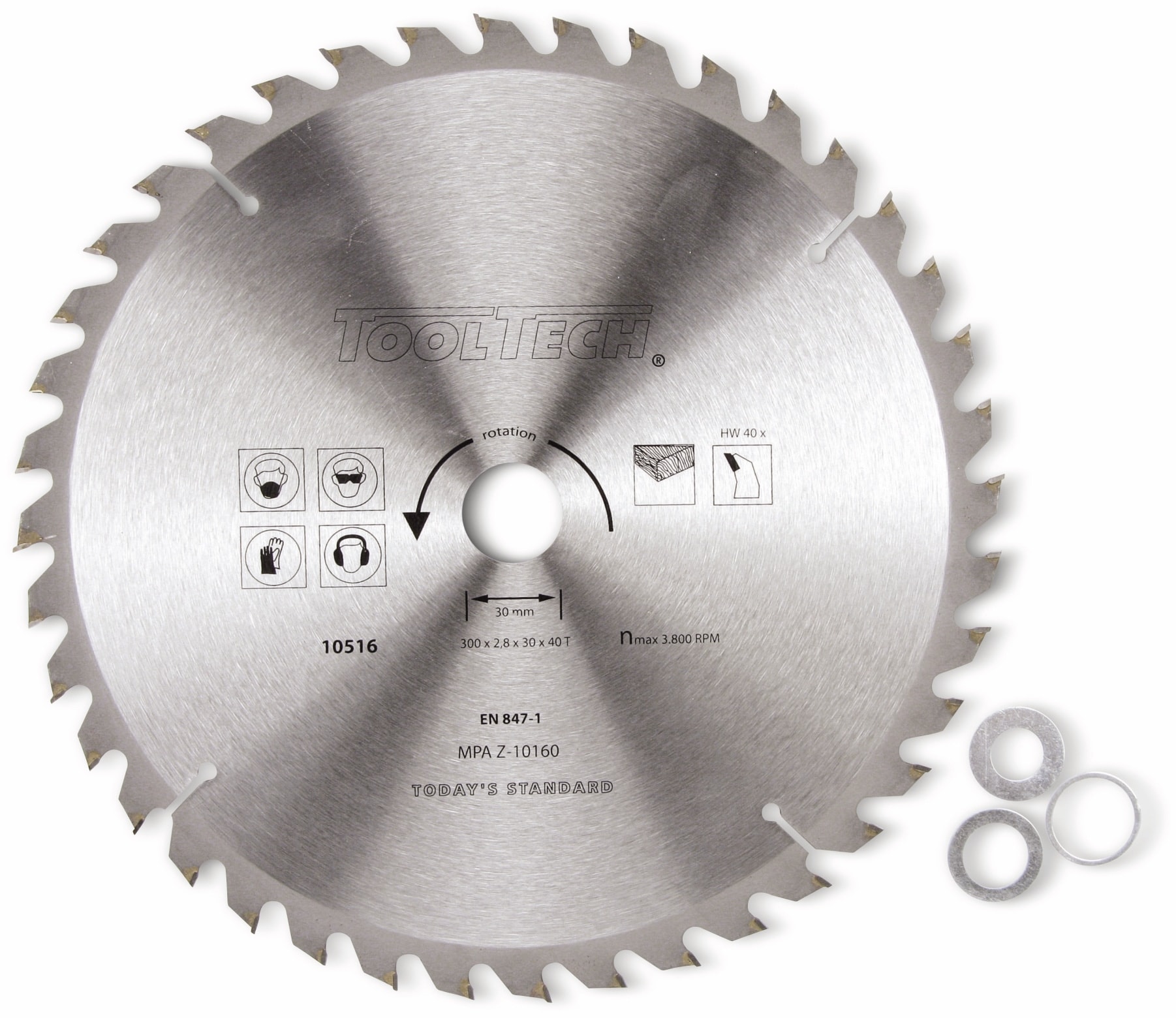 MASTERPROOF Hartmetall-Kreissägeblatt, 350 mm, 36 Zähne