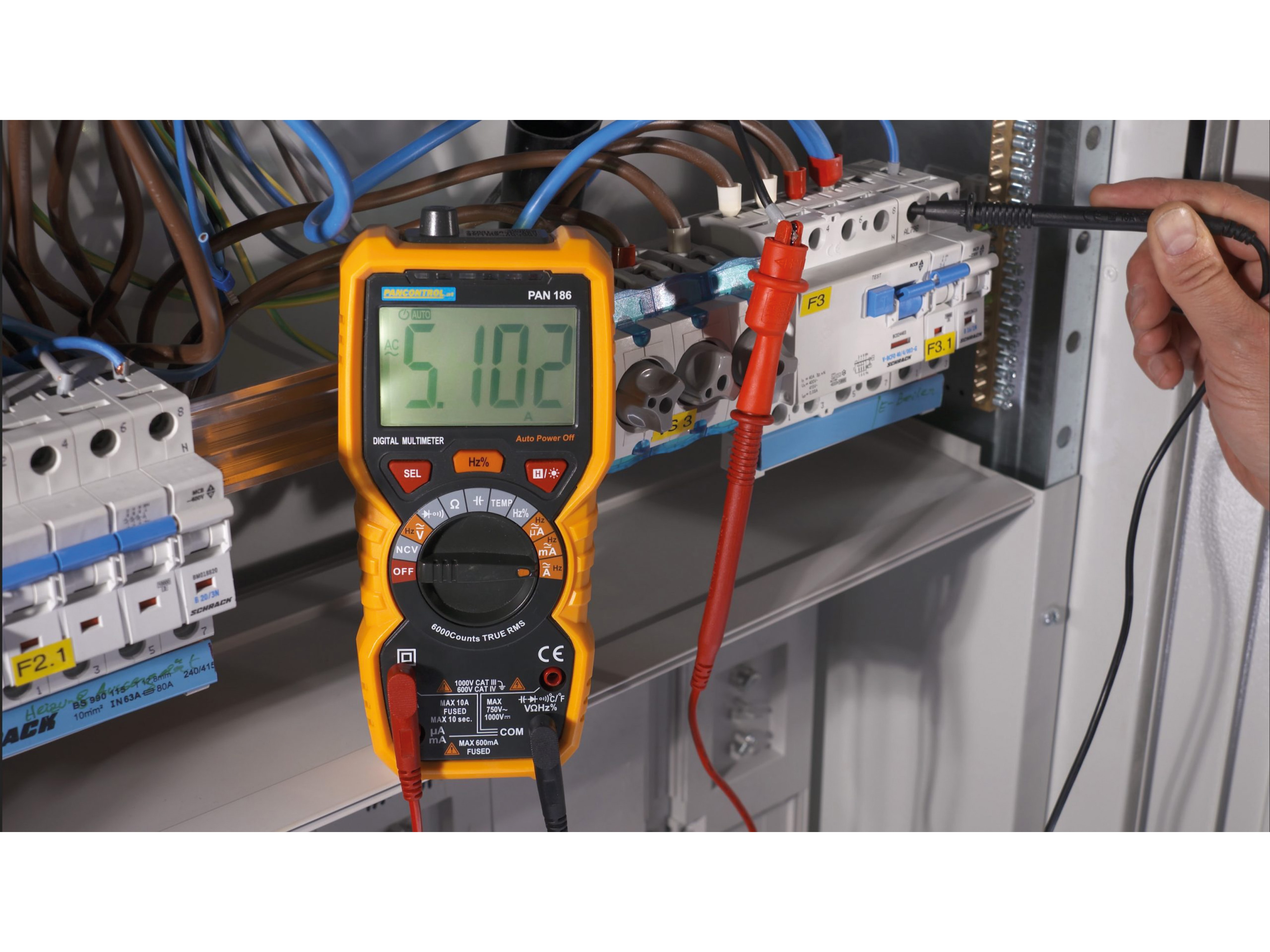 PANCONTROL True-RMS Multimeter PAN 186