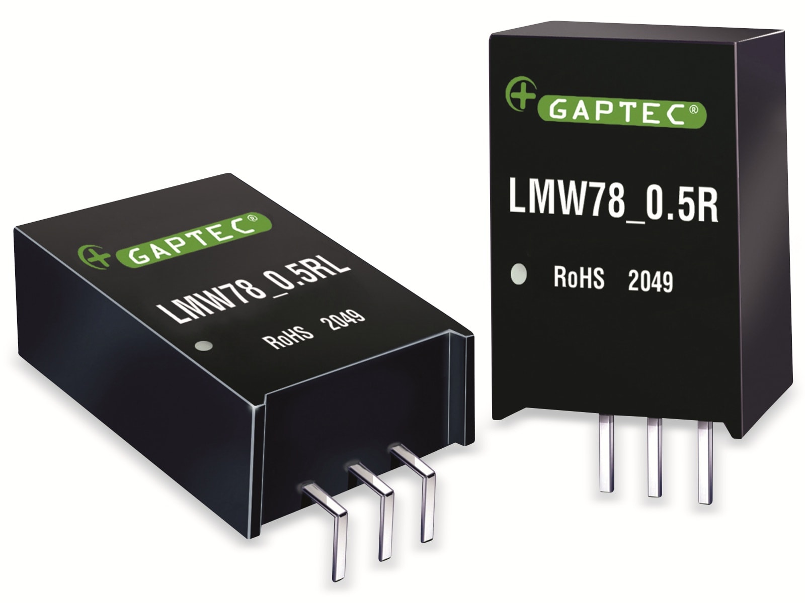 GAPTEC DC-DC-Wandler, Electronic, SIP3, 36-90Vin, 24Vout, 300mA, 11,5x9x17,5mm