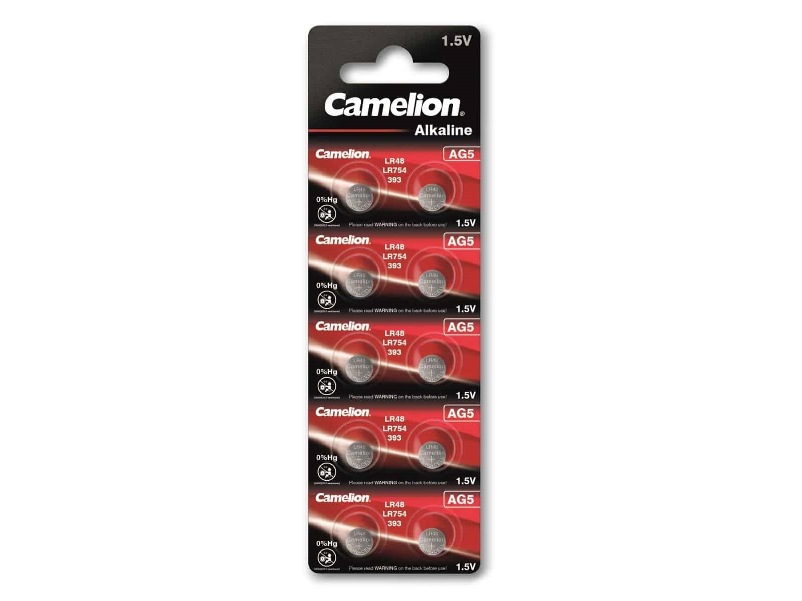 CAMELION Knopfzelle AG5, 10 St. CAMELION Knopfzelle AG5, 10 St.