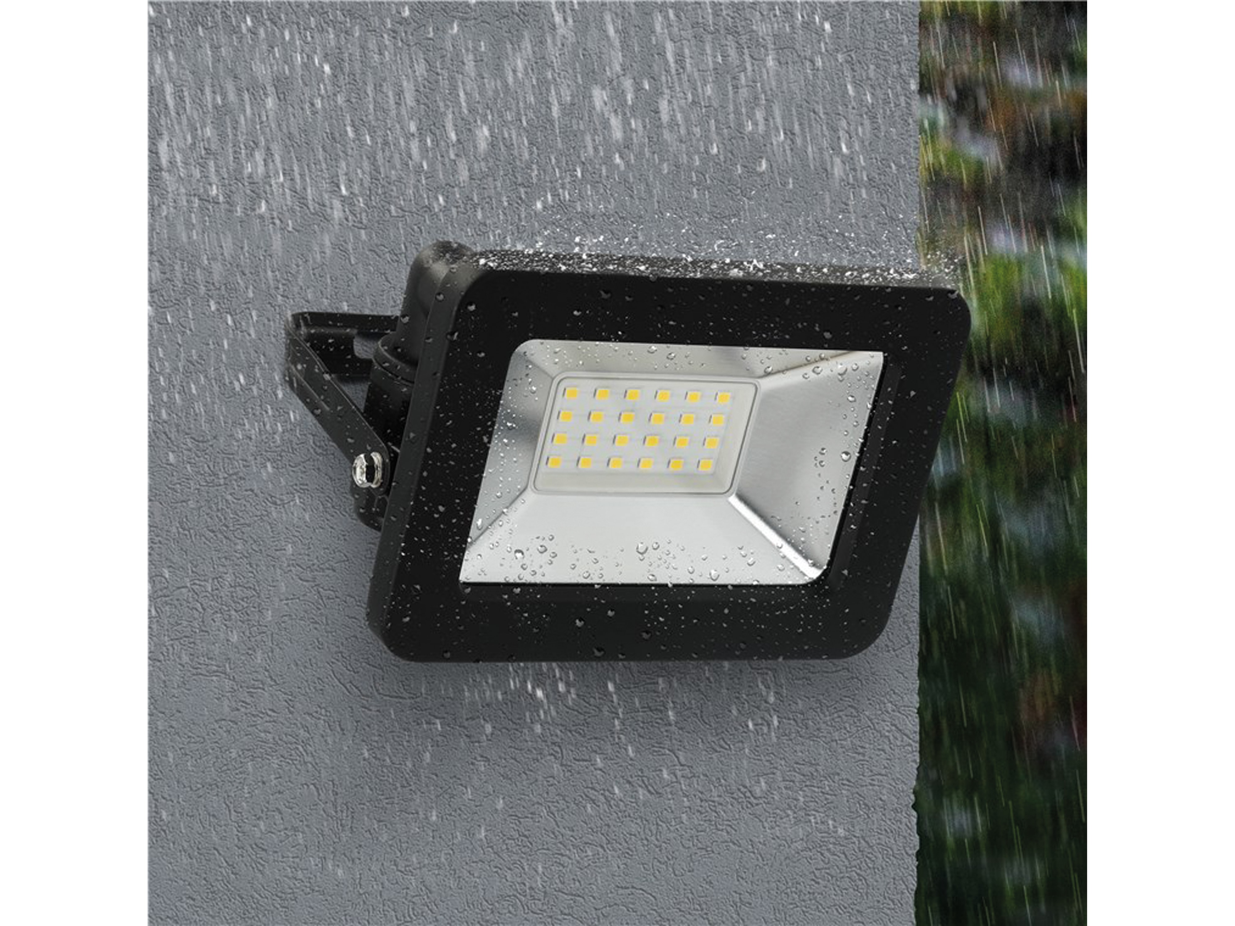 GOOBAY LED-Fluter, 10W, 850lm, 4000K, schwarz