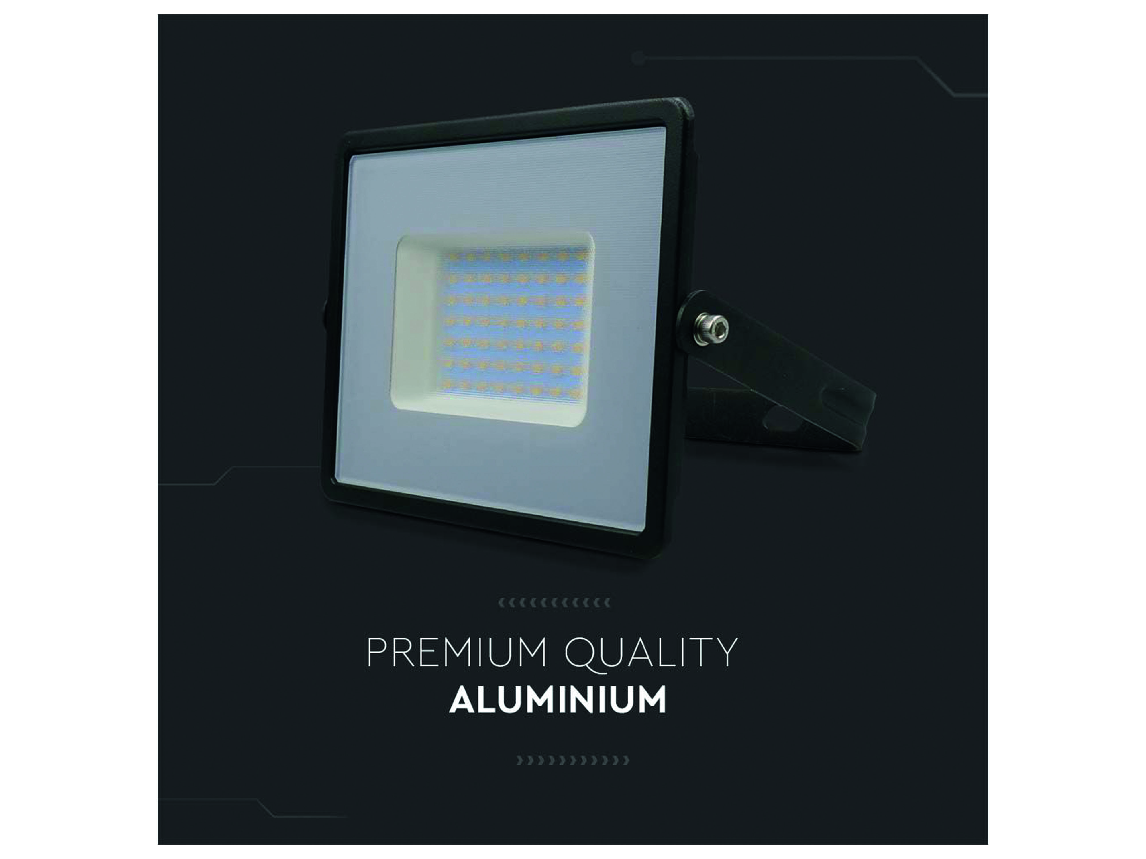 V-TAC LED-Fluter VT-4051, 50W, 4300lm, 4000K, IP65