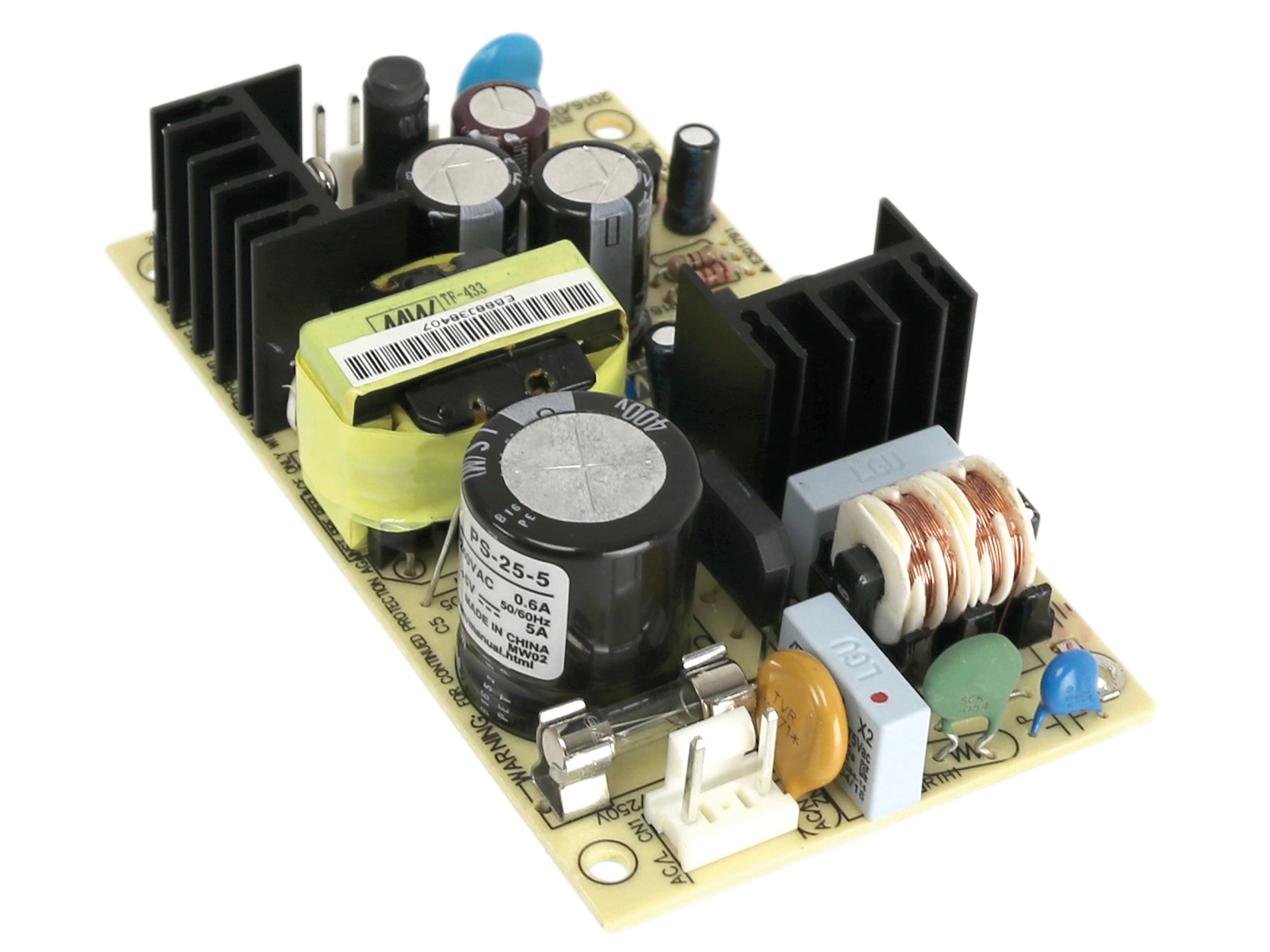 MEANWELL Schaltnetzteil PS-25-5, 5 V-/5 A