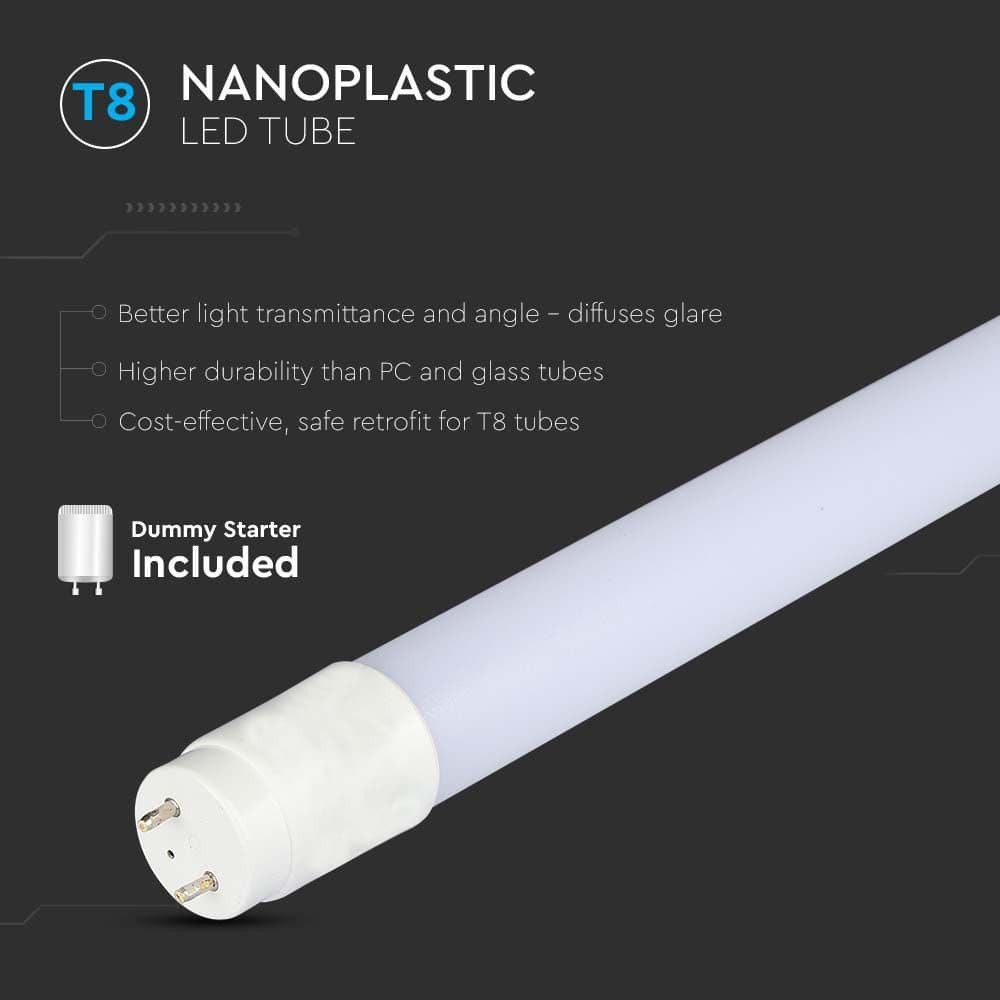 V-TAC LED-Röhre VT-1577, T8, G13, EEK: F, 20 W, 2100 lm, 3000 K, 1500 mm, 25 Stück V-TAC LED-Röhre VT-1577, T8, G13, EEK: F, 20 W, 2100 lm, 3000 K, 1500 mm, 25 Stück