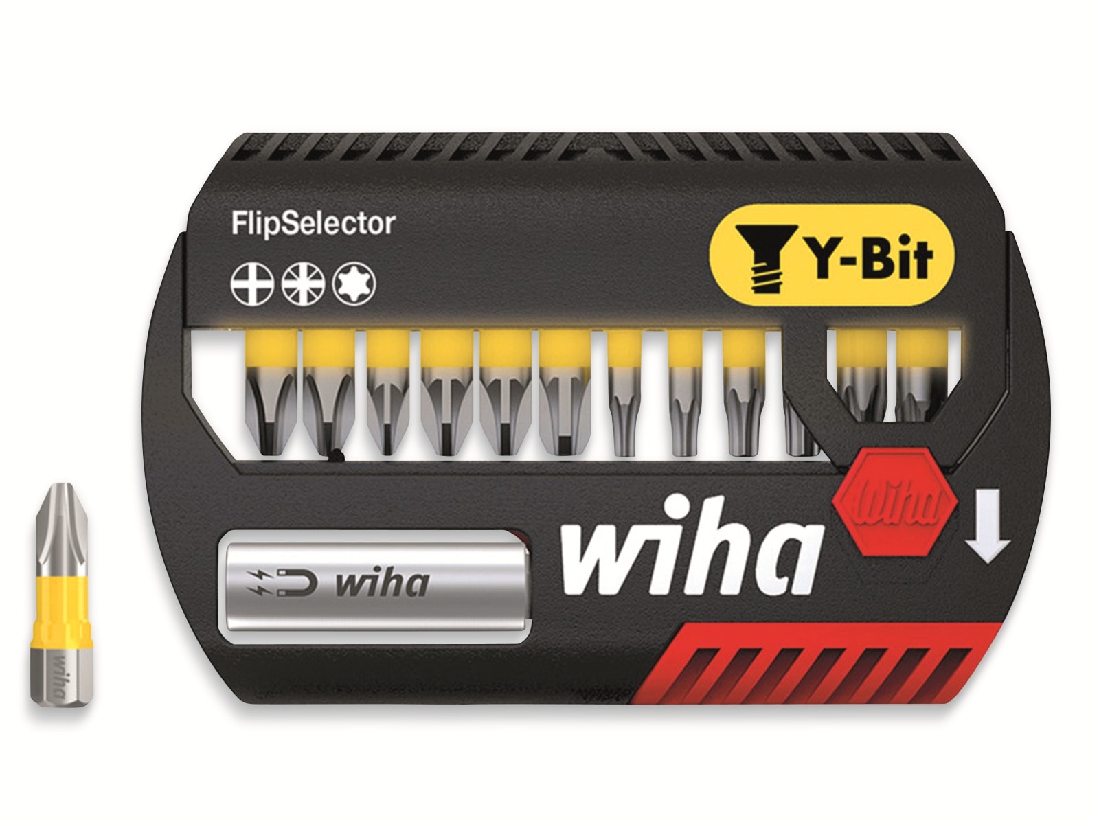 WIHA Bit-Set FlipSelector, Y-Bit, 14-tlg. PH, PZ, TX, 25mm