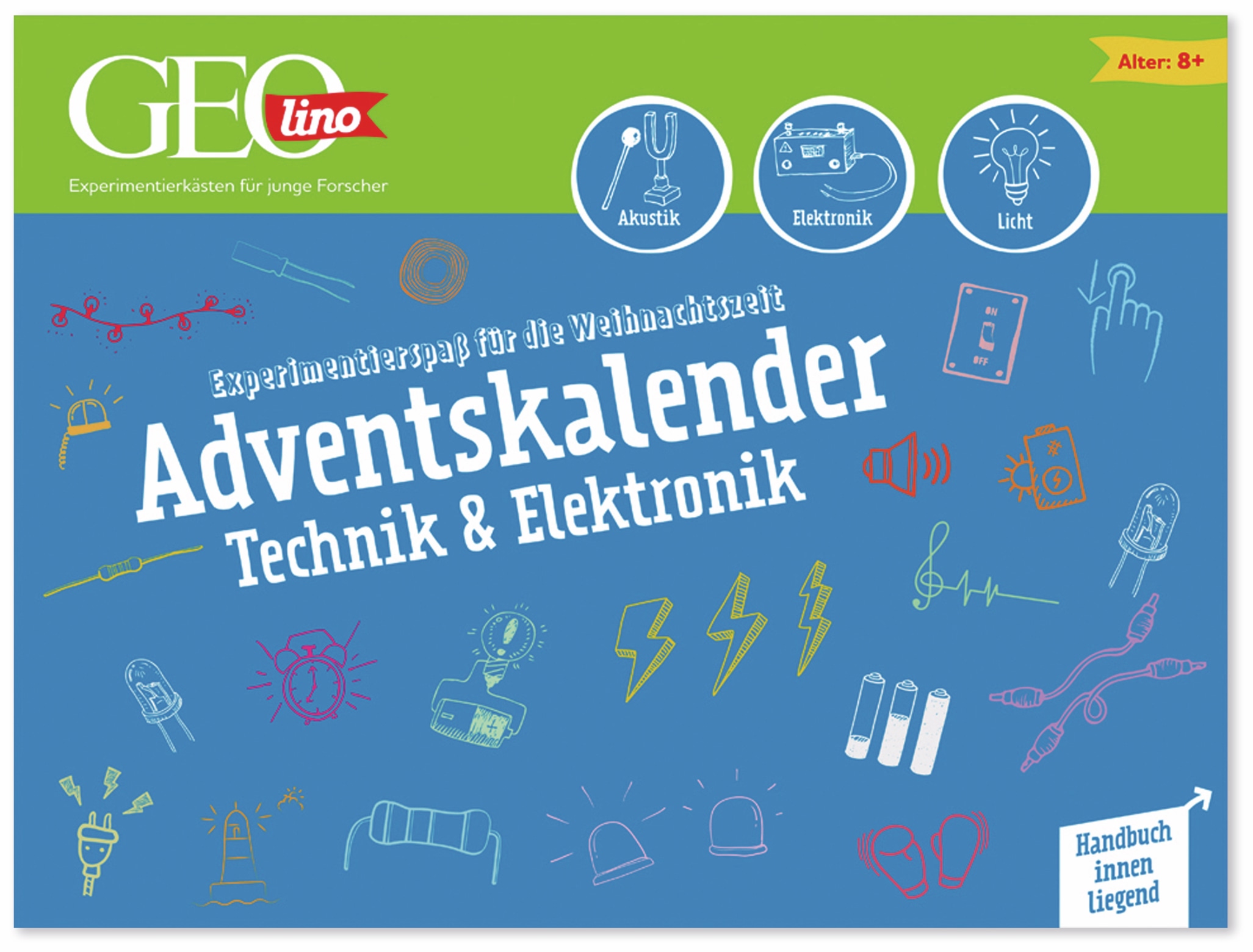 FRANZIS Adventskalender, 2020, Technik & Elektronik, GEOlino FRANZIS Adventskalender, 2020, Technik & Elektronik, GEOlino