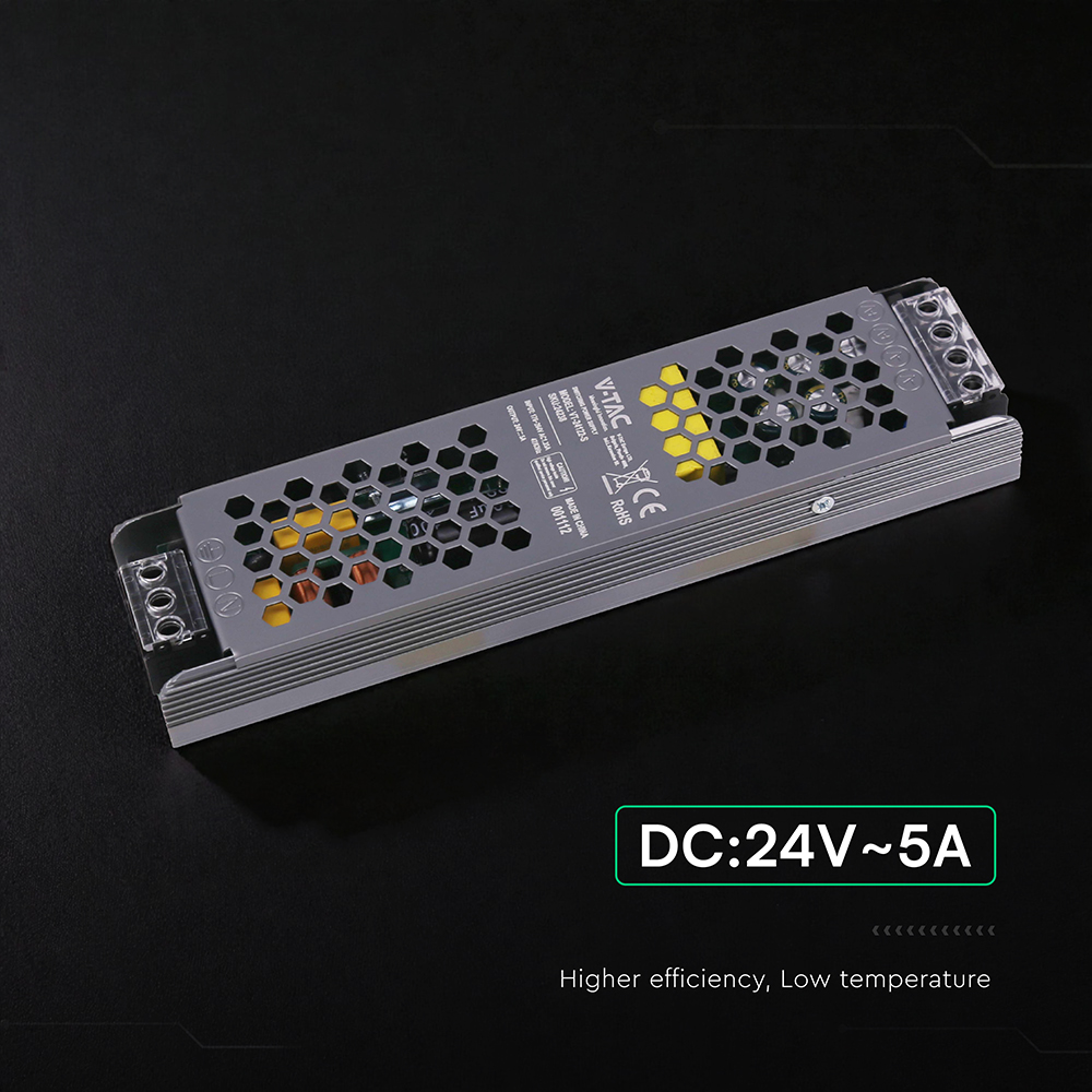V-TAC Schaltnetzteil, VT-24238, 24V/5,0A, 120W, IP20