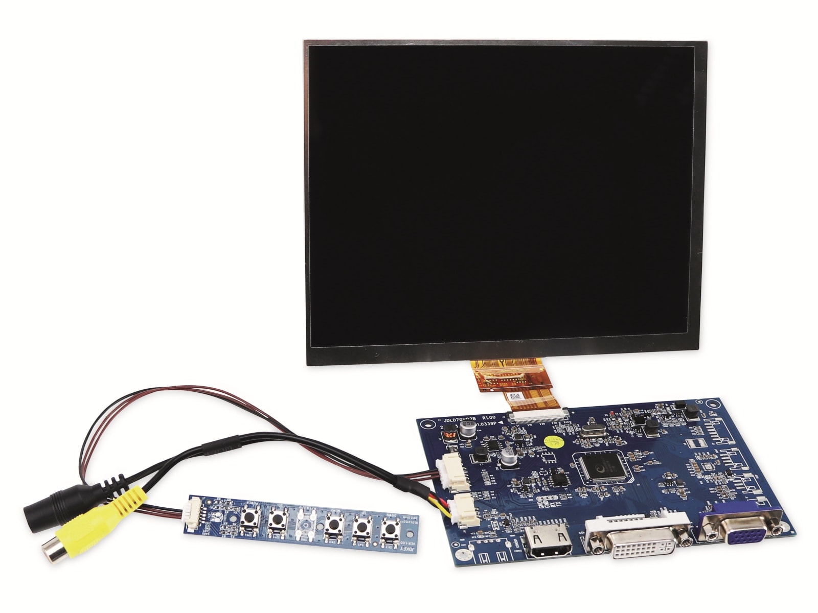 20,3 cm (8") Display-Set LS-8, HDMI/DVI/VGA/CVBS 20,3 cm (8") Display-Set LS-8, HDMI/DVI/VGA/CVBS