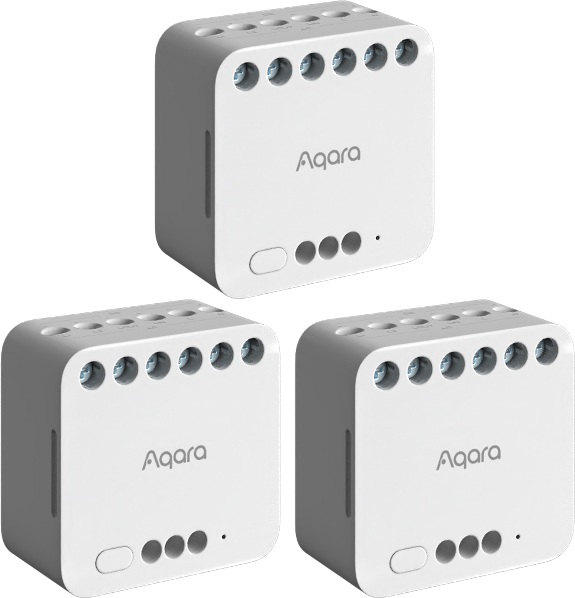 AQARA Doppelrelaismodul DCM-K01, 2500W, 3 Stück