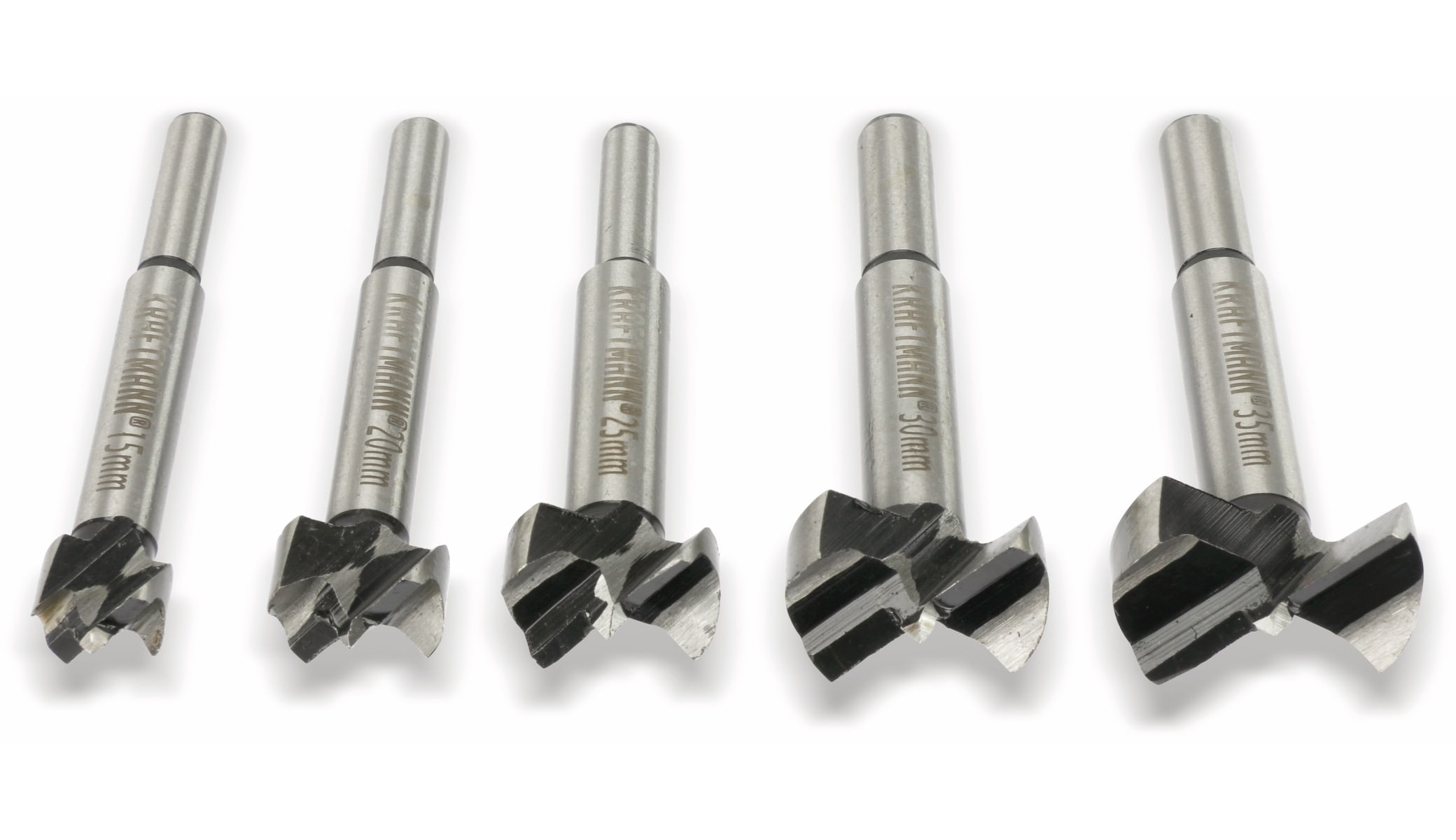 BGS TECHNIC Forstnerbohrer-Satz 92025, 5-teilig