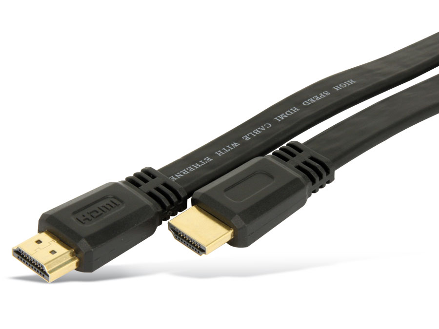 S-IMPULS HDMI-Flatkabel, HIGH SPEED with ETHERNET, 3 m S-IMPULS HDMI-Flatkabel, HIGH SPEED with ETHERNET, 3 m