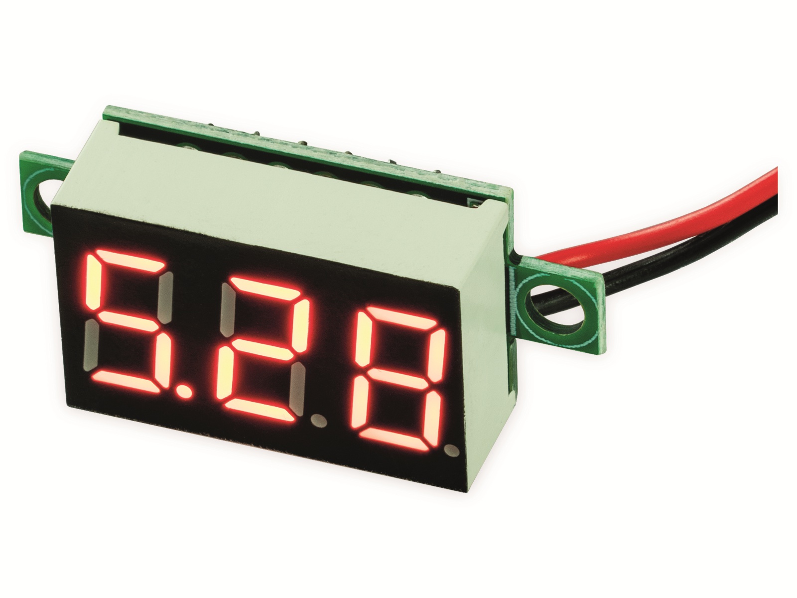 JOY-IT Voltmeter, COM-VM330, 3-ZIFFER-LED, 3-30 V DC, 0,1 % JOY-IT Voltmeter, COM-VM330, 3-ZIFFER-LED, 3-30 V DC, 0,1 %
