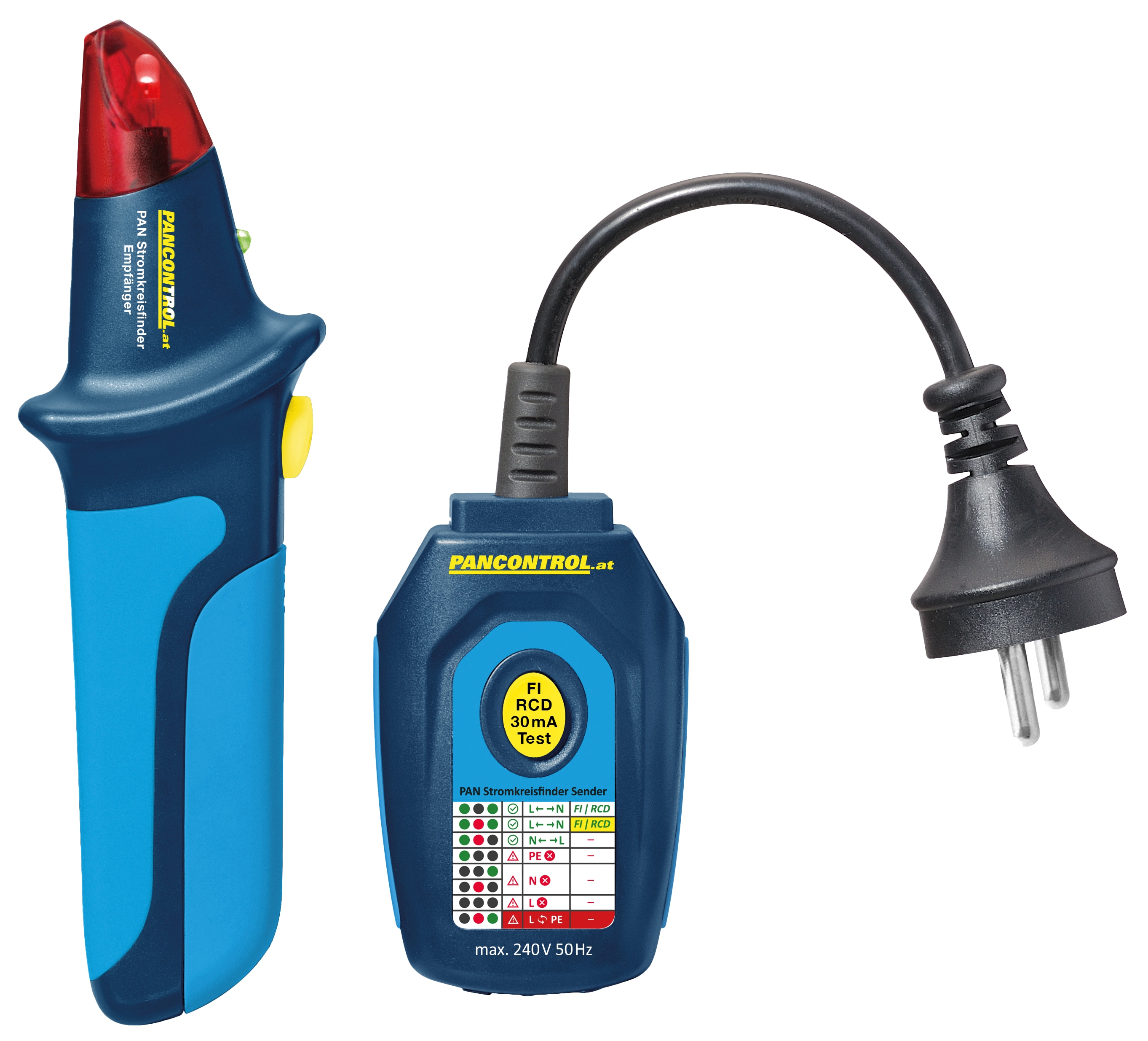 PANCONTROL Leitungssuchgerät PAN Stromkreisfinder PANCONTROL Leitungssuchgerät PAN Stromkreisfinder