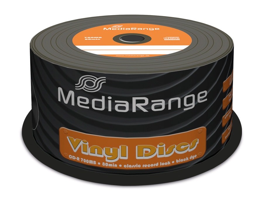MEDIARANGE CD-R Spindel Vinyl-Optik