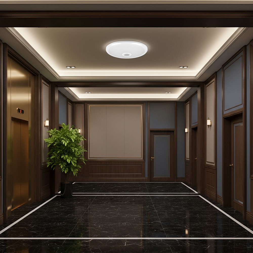 V-TAC LED-Deckenleuchte VT-218086, EEK: F, 12W, 1000lm, 4000K, 120°, IR, Ø29cm V-TAC LED-Deckenleuchte VT-218086, EEK: F, 12W, 1000lm, 4000K, 120°, IR, Ø29cm