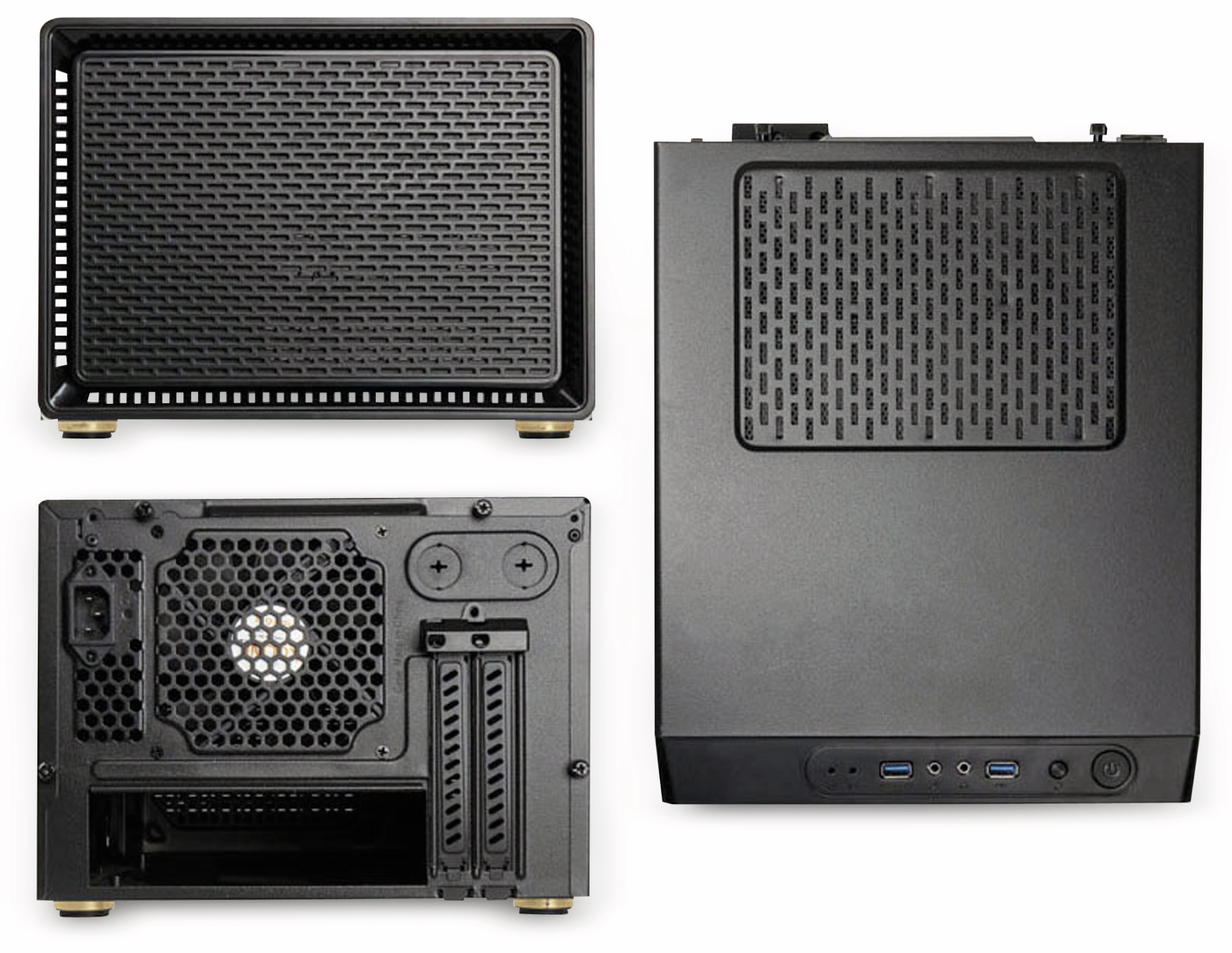 KOLINK PC-Gehäuse Satellite, Mini-ITX, schwarz KOLINK PC-Gehäuse Satellite, Mini-ITX, schwarz