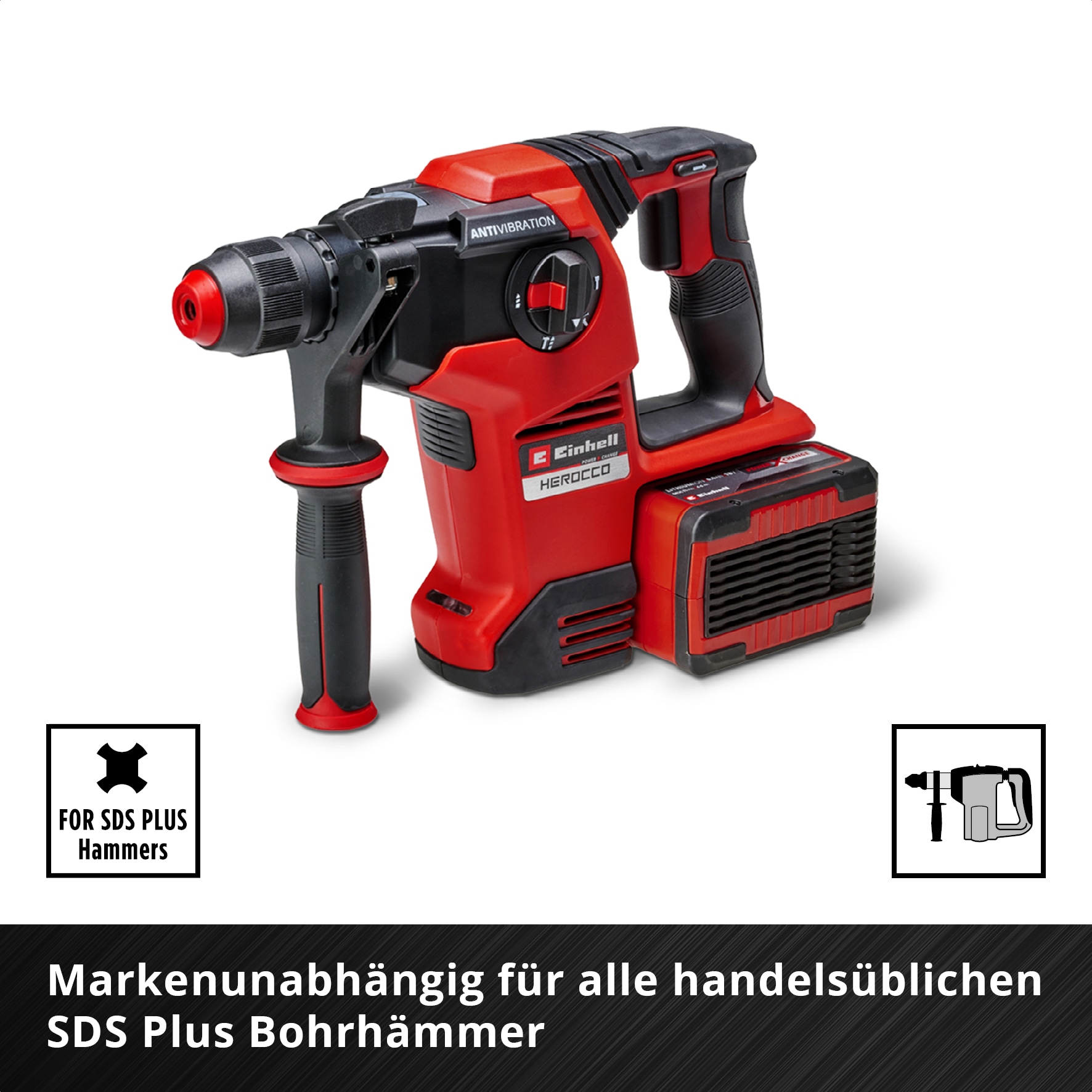 EINHELL SDS-Plus Meißel-Set 247205, 250 mm, 4-teilig EINHELL SDS-Plus Meißel-Set 247205, 250 mm, 4-teilig