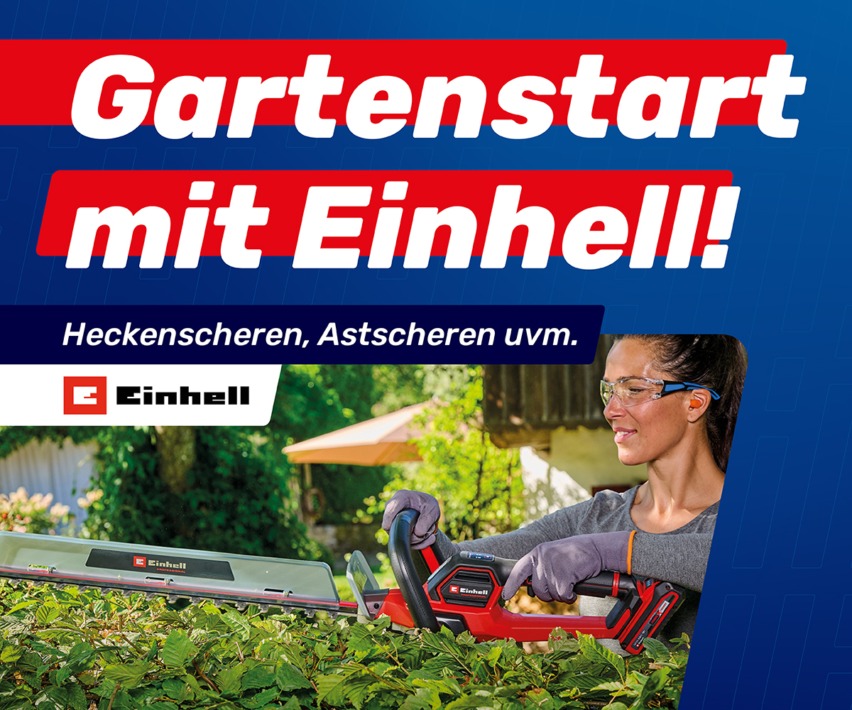 Gartenstart mit Einhell Gartenstart mit Einhell