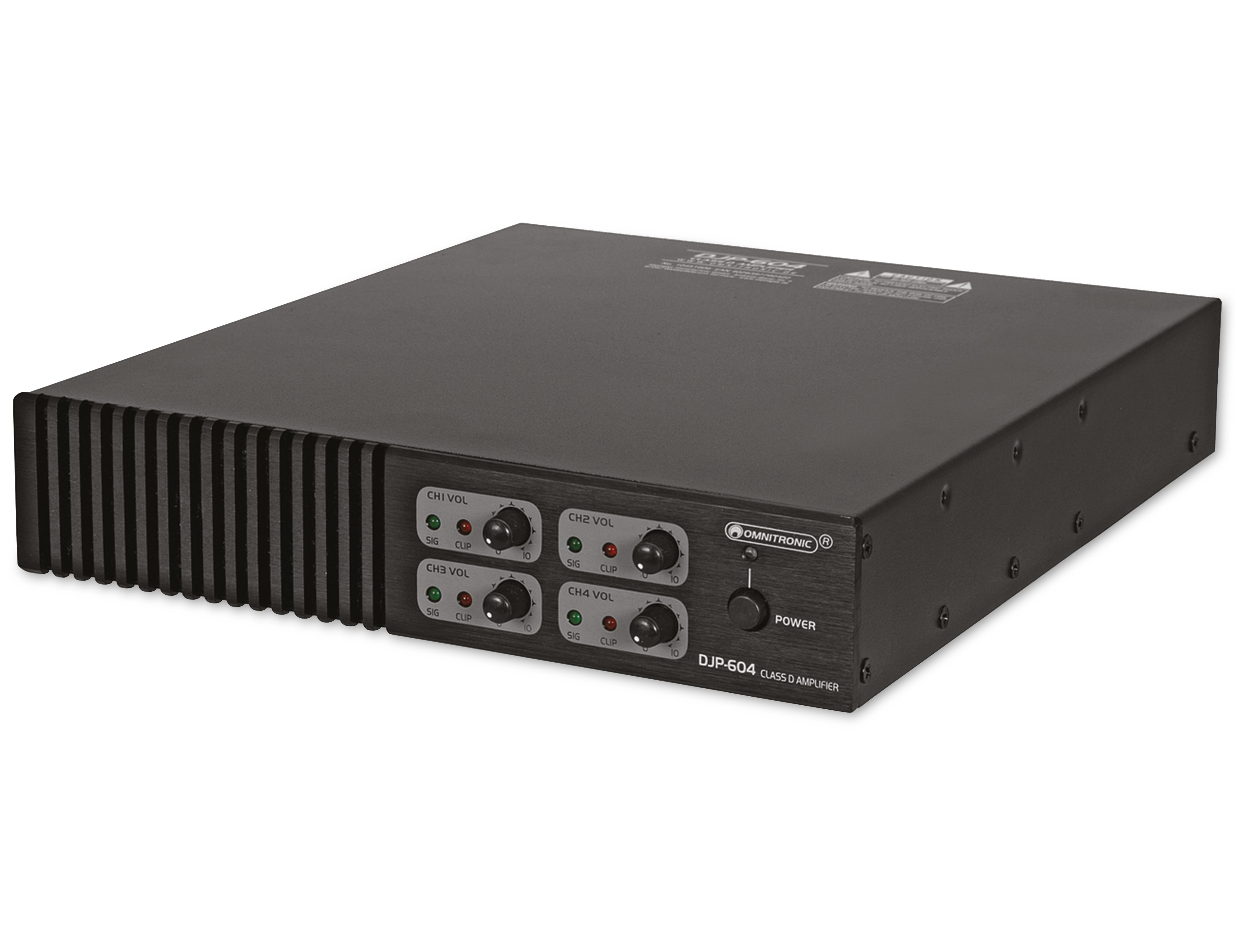 OMNITRONIC Endstufe DJP-604, 4-Kanal Class-D
