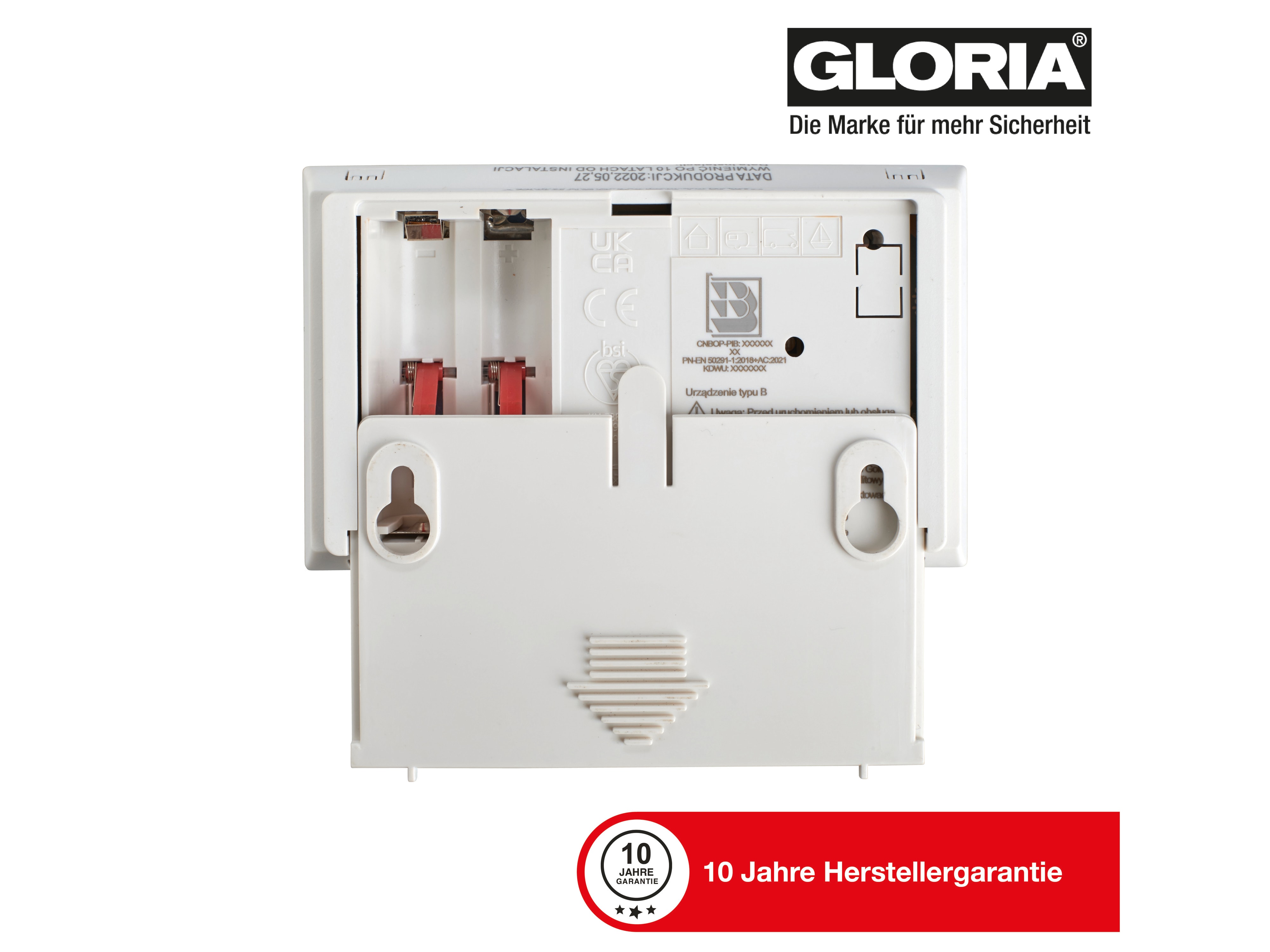 GLORIA Kohlenmonoxid-Melder KO2D, mit Display