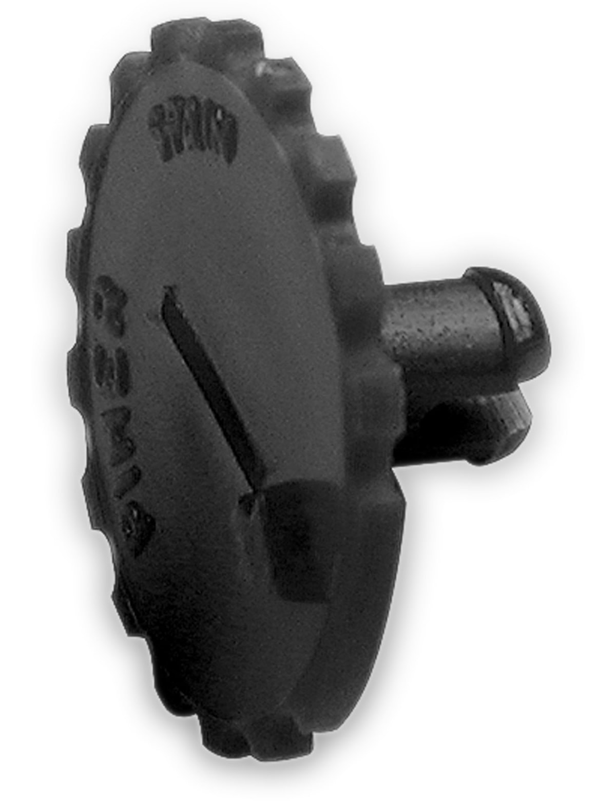 PIHER Rändelscheibe, schwarz PIHER Rändelscheibe, schwarz